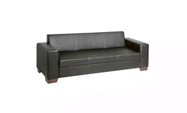 JVmoebel Sofa Schwarzer Büro Dreisitzer Arbeitszimmer Sofa Luxus Polstermöb günstig online kaufen