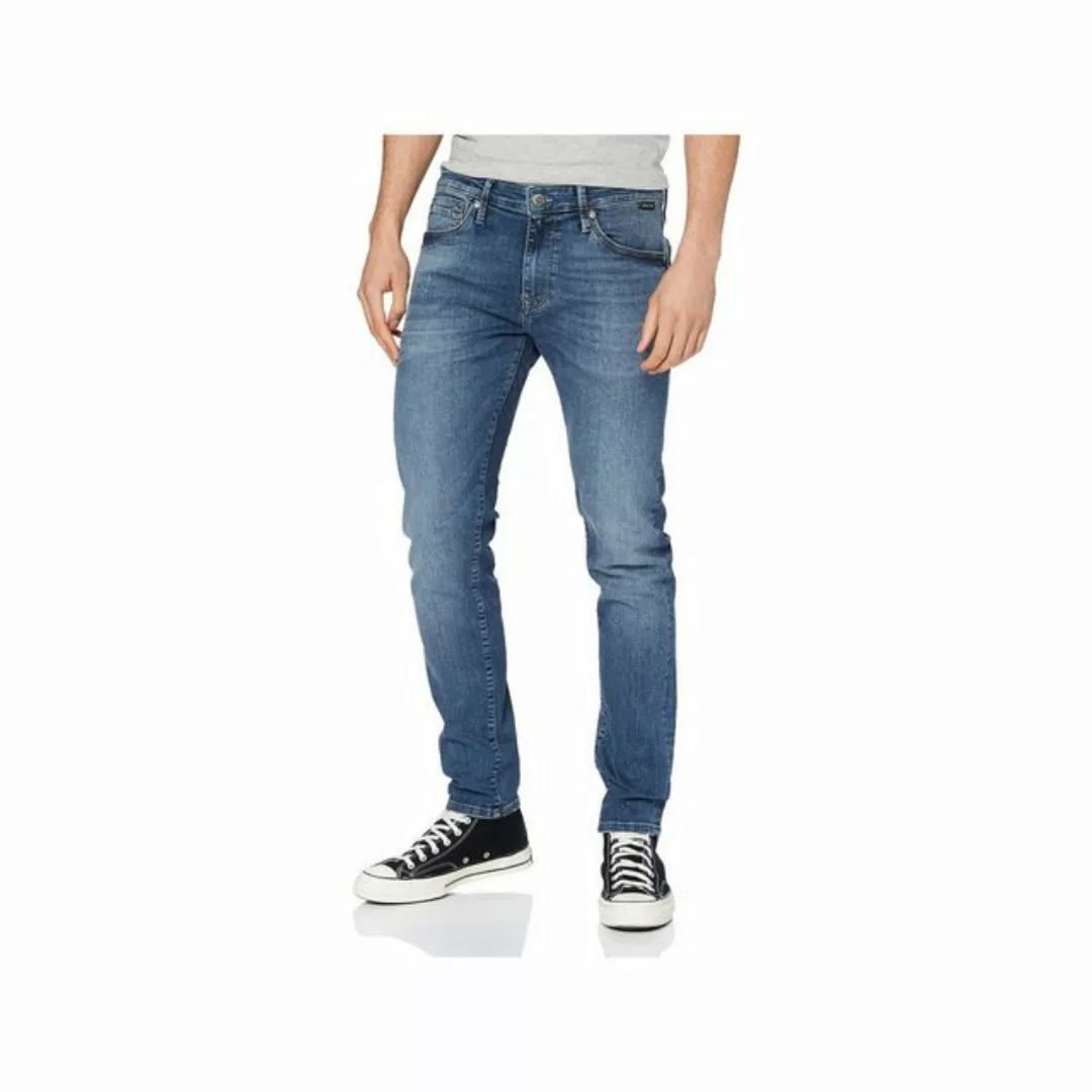 Mavi Herren Jeans James - Skinny Fit - Blau - Mid Brushed Ultra Move günstig online kaufen