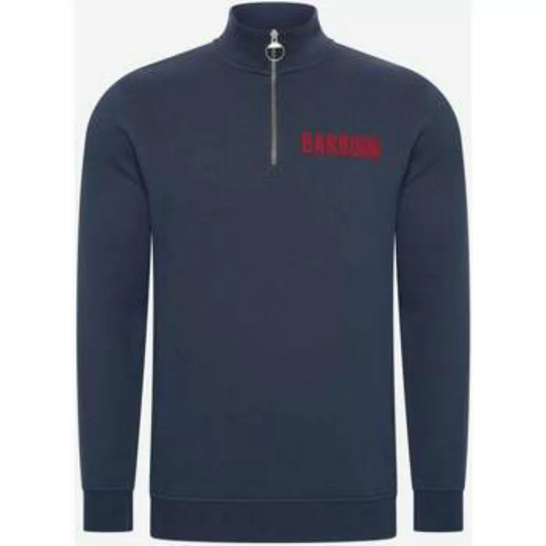 Barbour  Pullover Cotes-Sweatshirt mit halbem Reißverschluss – Marineblau günstig online kaufen