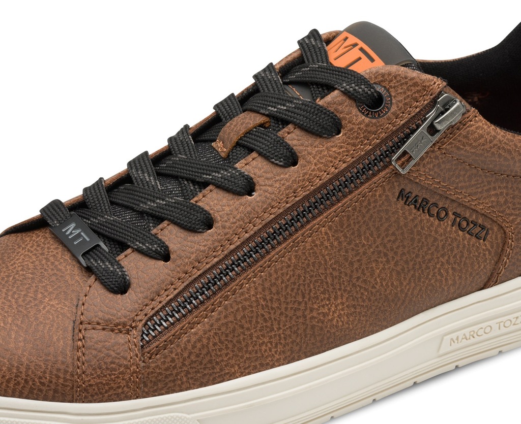 MARCO TOZZI Sneaker, Freizeitschuh, Halbschuh, Schnürschuh mit seitlicher L günstig online kaufen