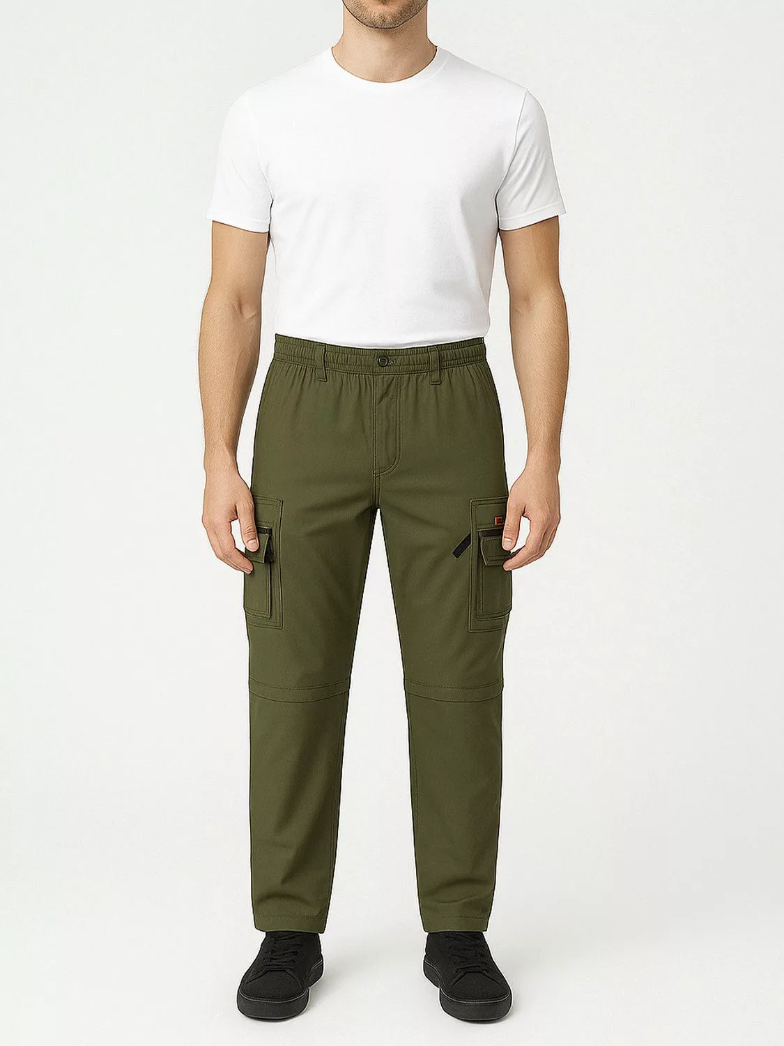 YSROMA Cargohose Zip-Off Beine, elastischer Bund, günstig online kaufen