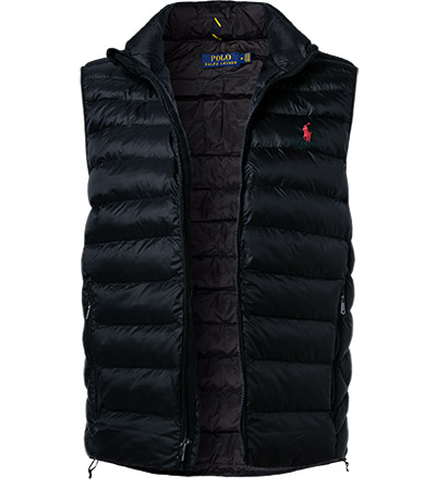 Polo Ralph Lauren – Terra Vest – Stepp-Gilet aus recyceltem Nylon in Schwar günstig online kaufen