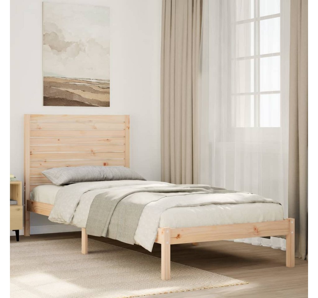 vidaXL Bett, Massivholzbett Extra Lang ohne Matratze 90x210 cm günstig online kaufen