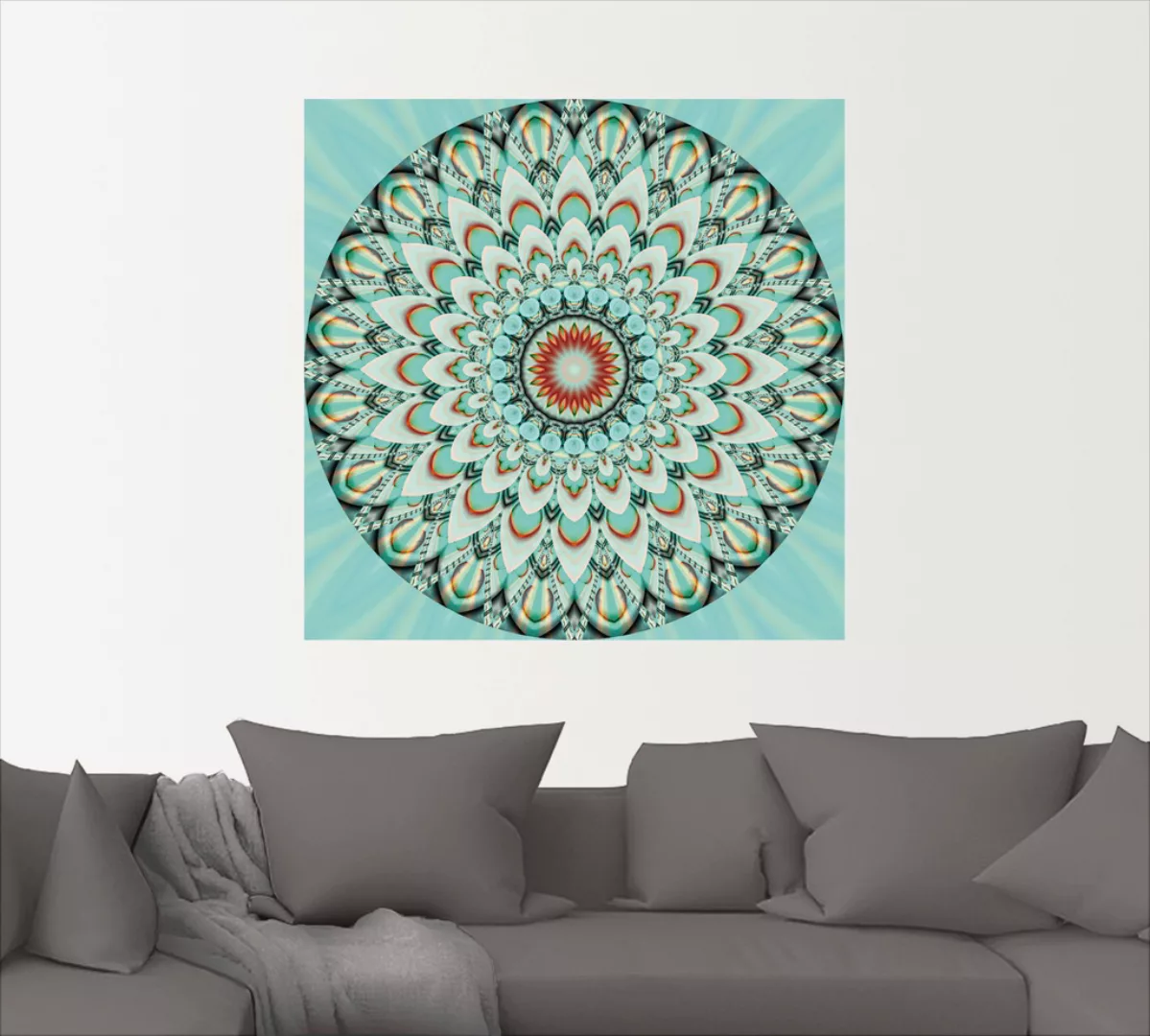 Artland Wandbild "Mandala Integrität", Muster, (1 St.), als Leinwandbild, W günstig online kaufen