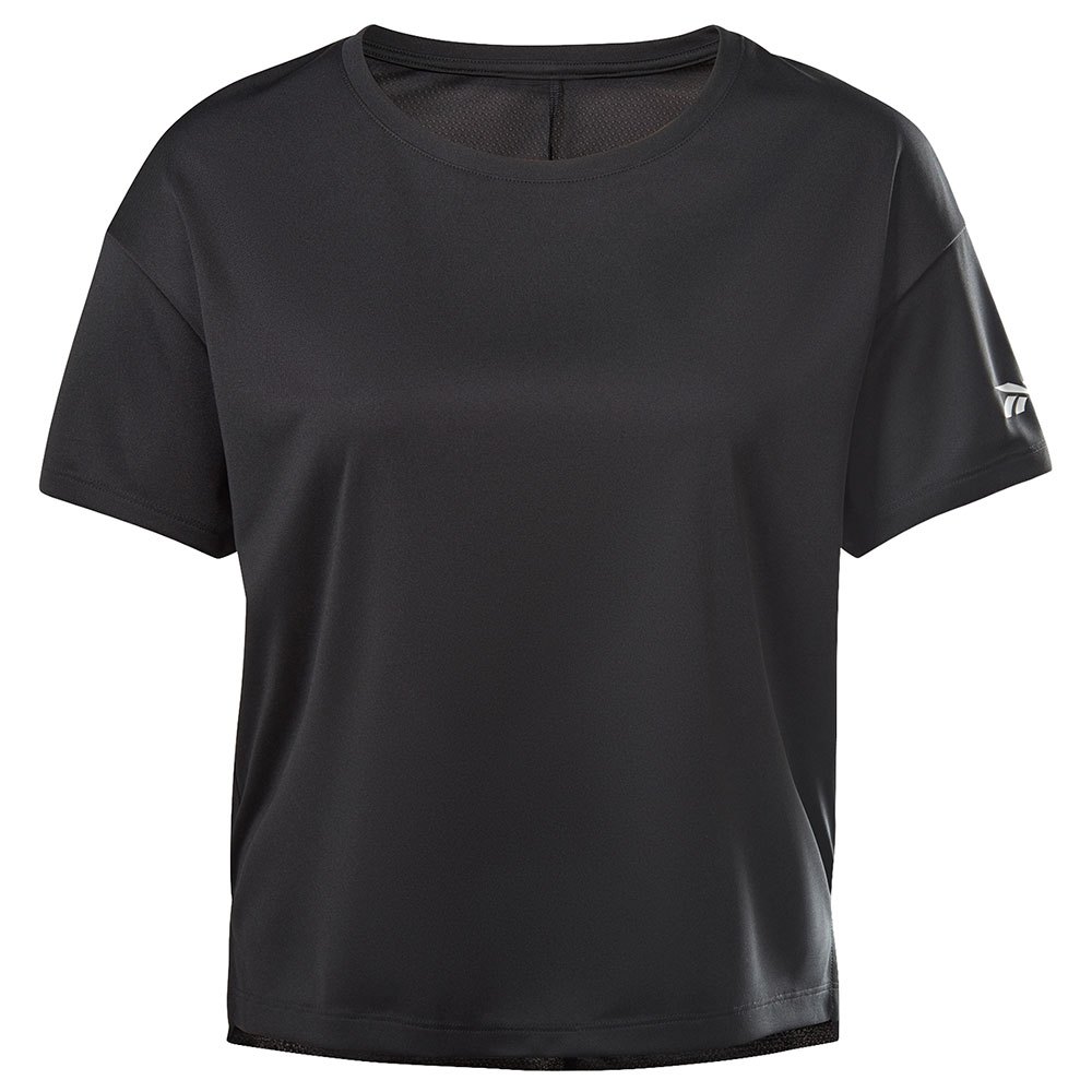 Reebok Workout Ready Comm Poly Solid Kurzärmeliges T-shirt 2XS Night Black günstig online kaufen