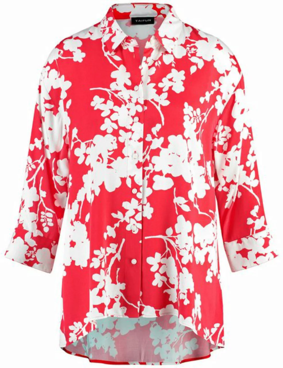 Taifun Klassische Bluse 3/4 Arm Bluse mit Floralprint günstig online kaufen