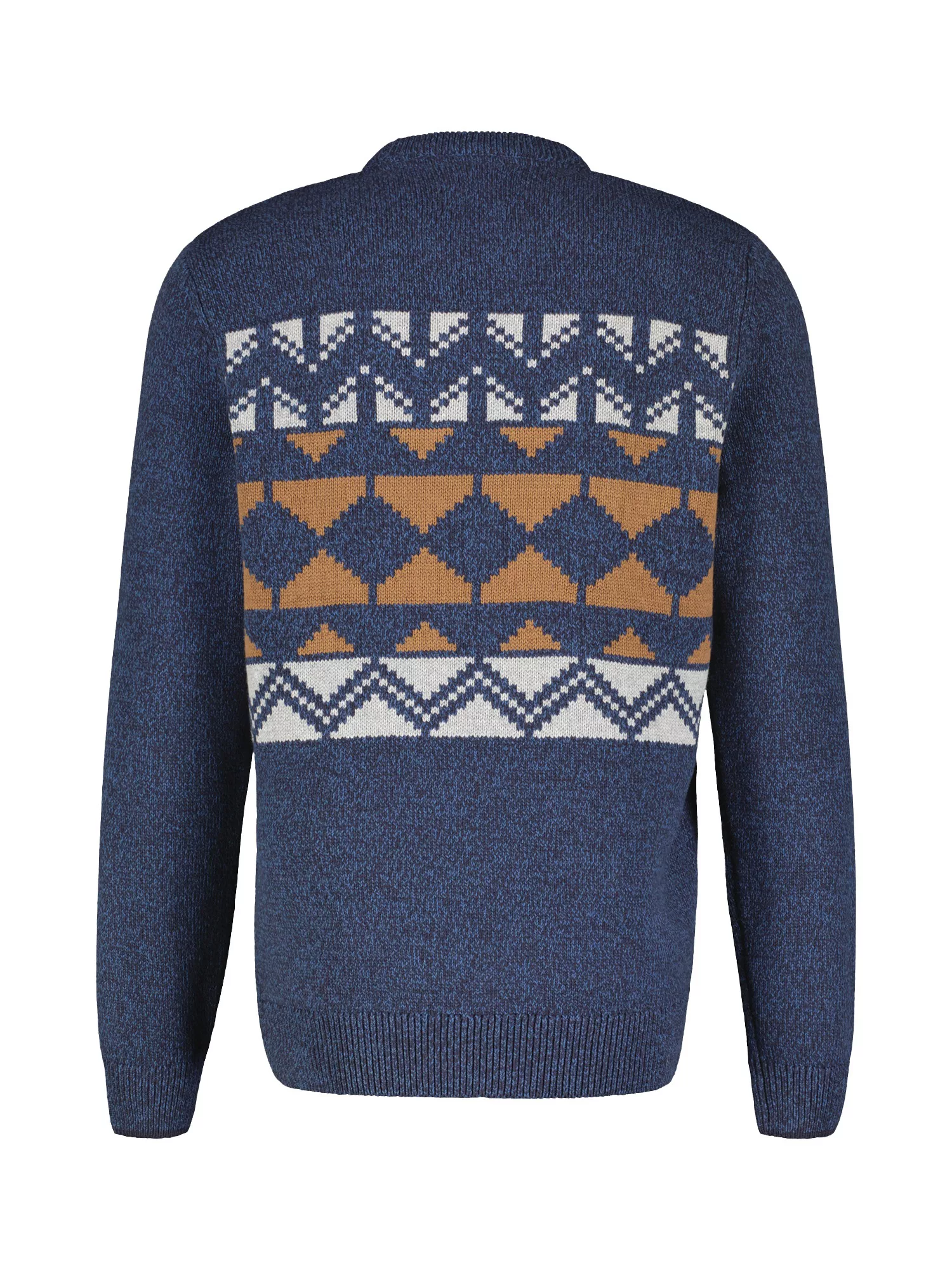 LERROS Strickpullover "LERROS Strickpullover mit Jacquardmuster" günstig online kaufen