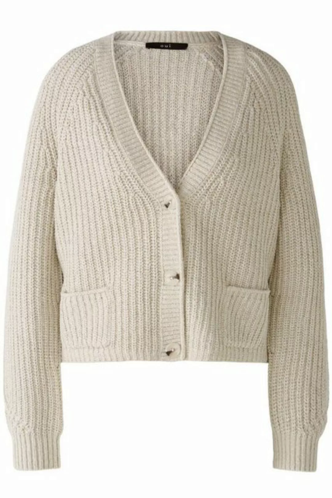 Oui Strickjacke Jacke/Jacket, lt camel white günstig online kaufen