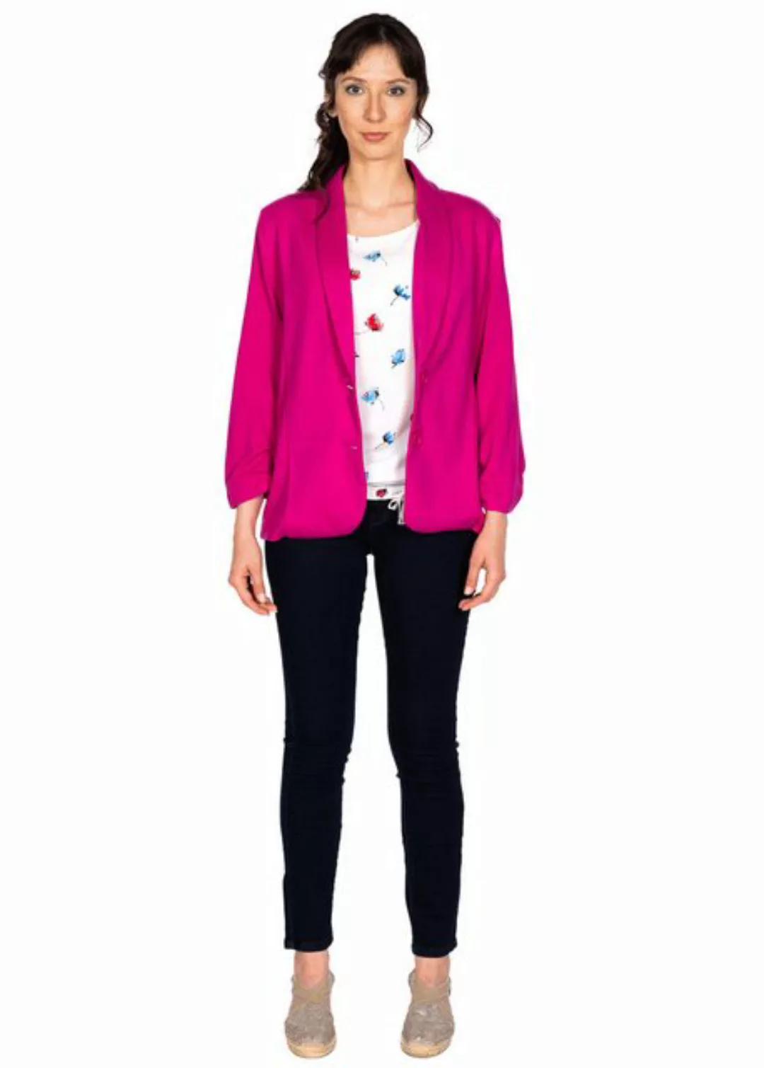 einfach Schön Sweatblazer Pia pink günstig online kaufen