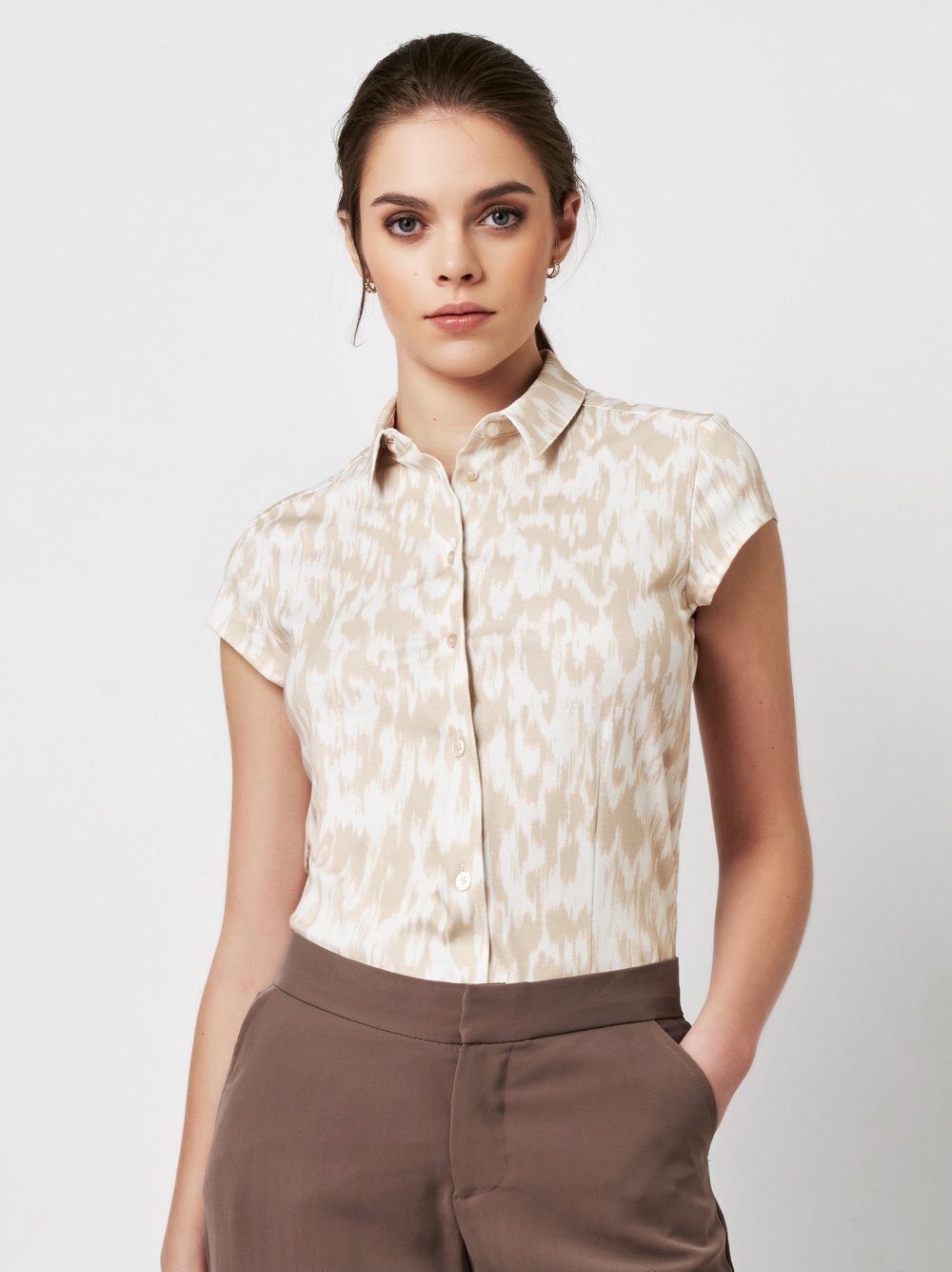 DESOTO Klassische Bluse Pia mit Hemdblusenkragen günstig online kaufen