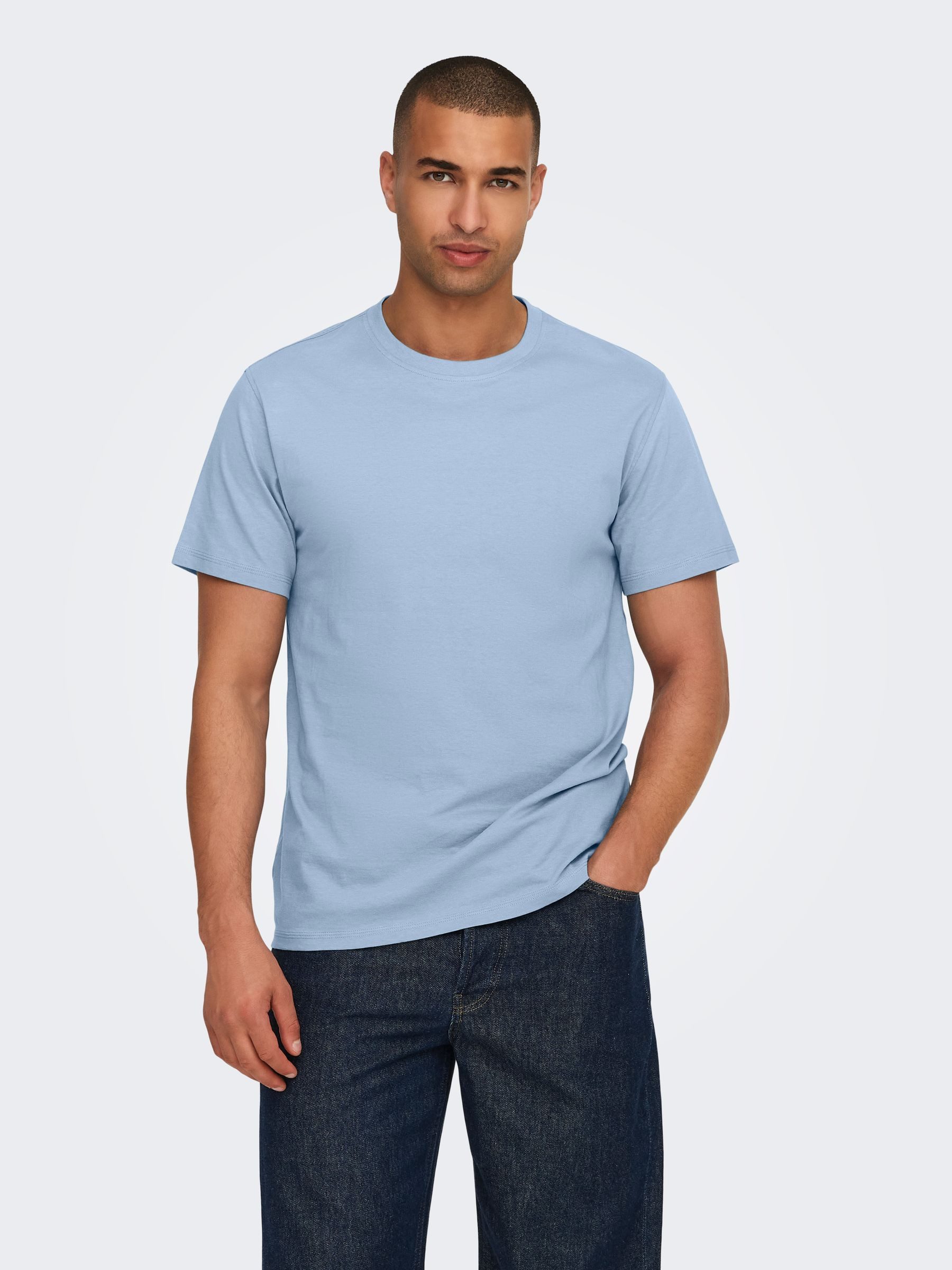 ONLY & SONS T-Shirt 2er-Set Rundhals günstig online kaufen