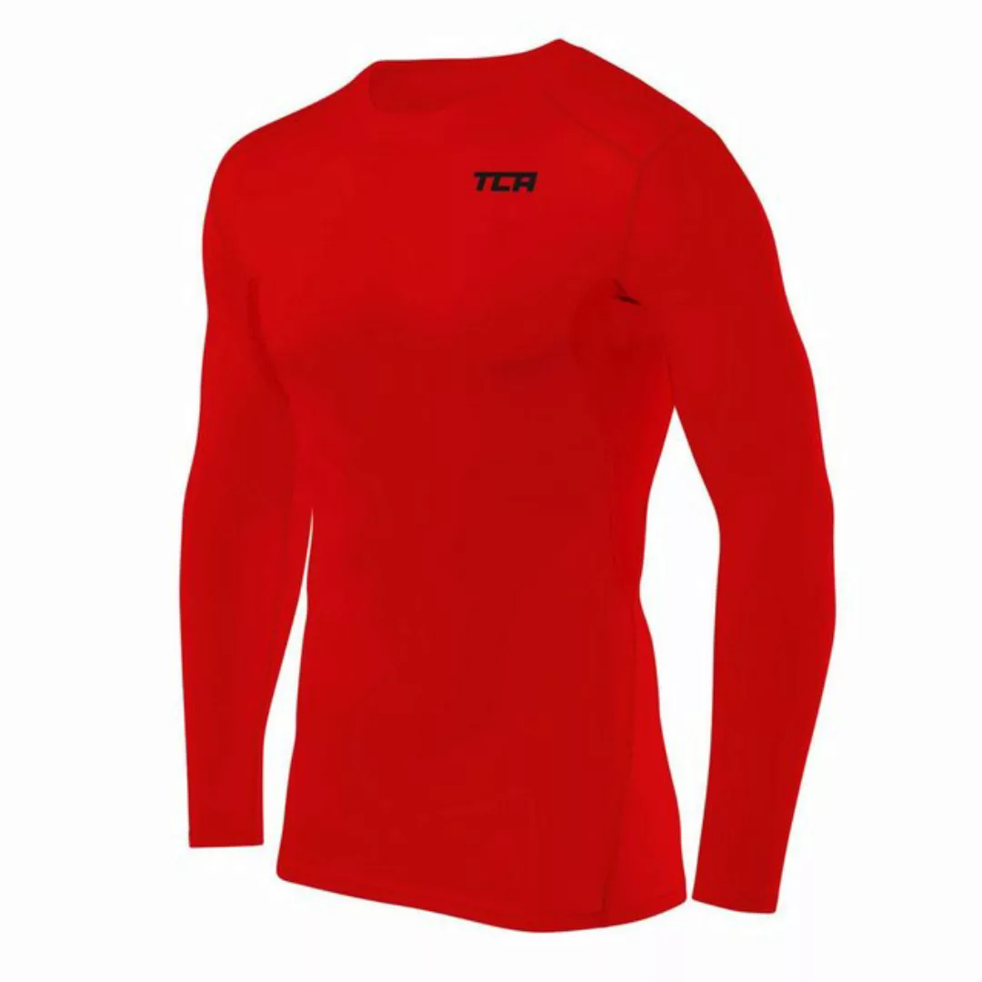 TCA Langarmshirt TCA Herren Kompressionsshirt Langarm Sportshirt - Rot (1-t günstig online kaufen