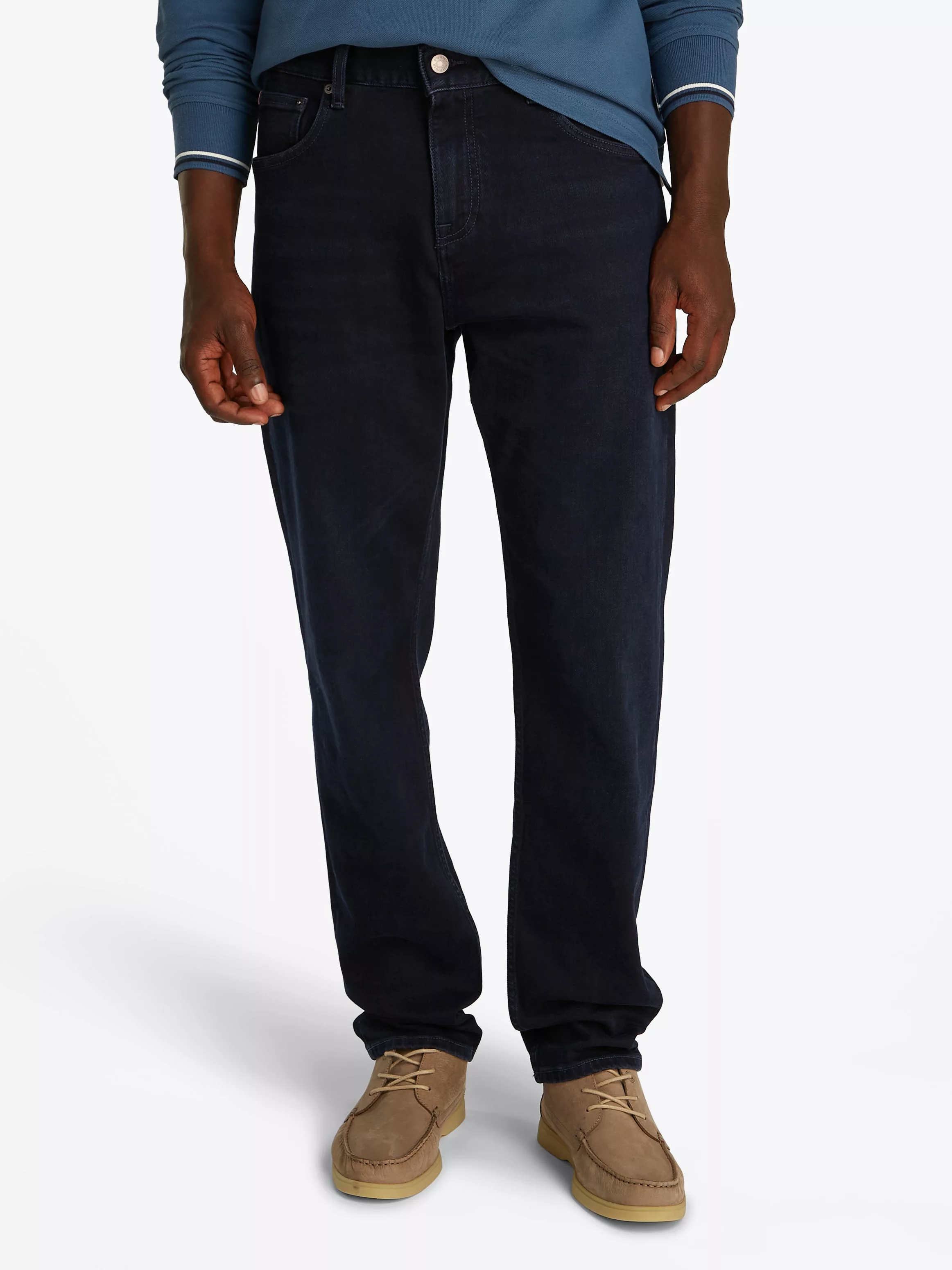 Tommy Hilfiger Straight-Jeans, in blauer Waschung günstig online kaufen