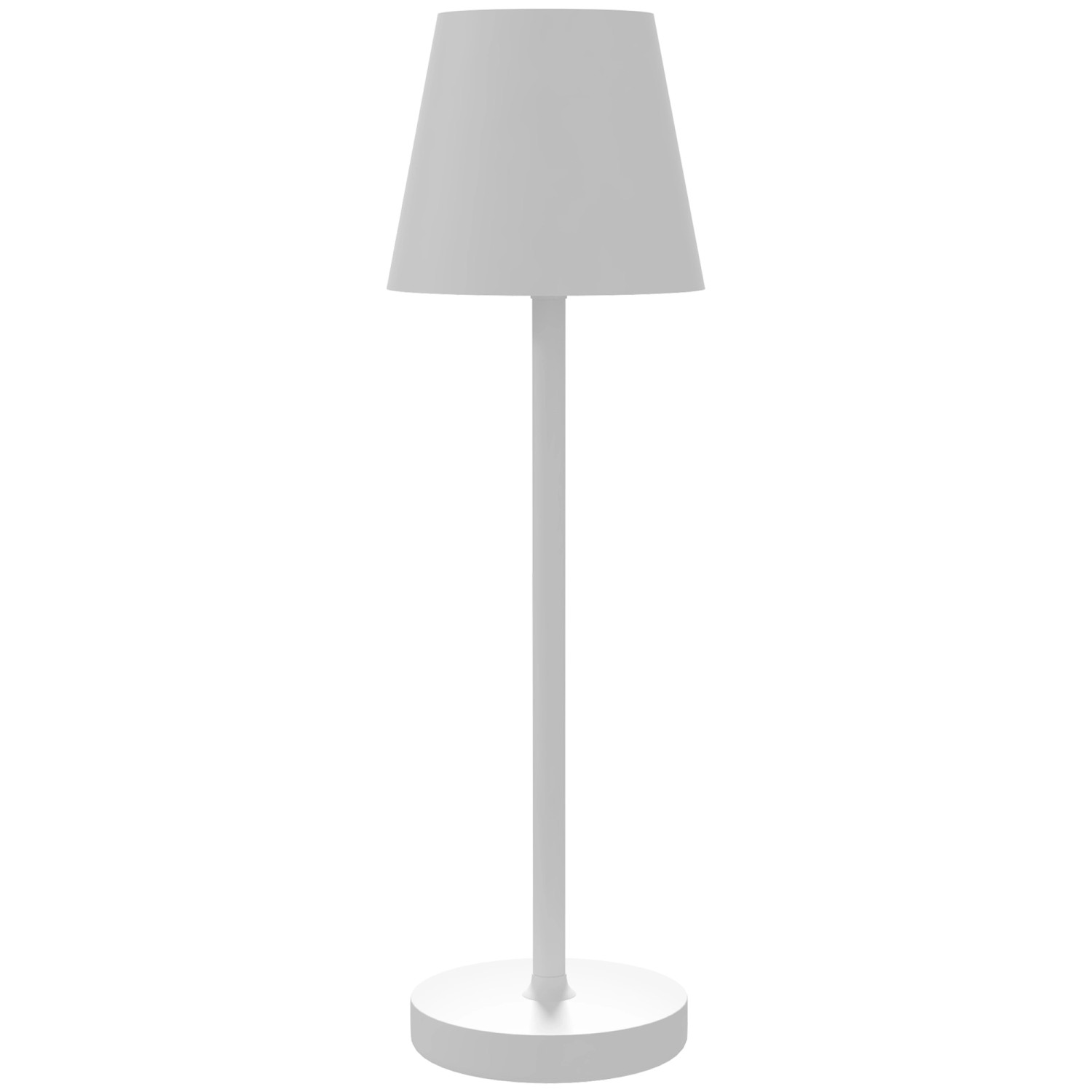 HOMCOM Tischlampe Aufladbar mit 3 Lichtfarben Tragbar Touch-Schalter Metall günstig online kaufen