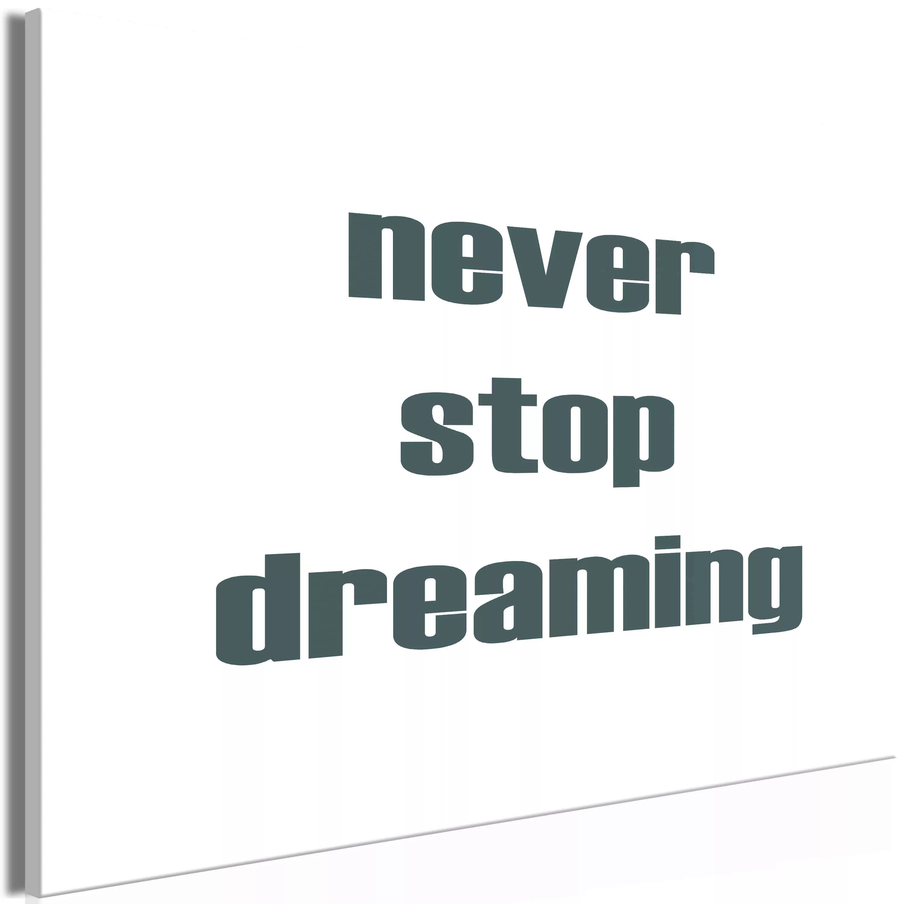 Wandbild - Never Stop Dreaming (1 Part) Wide günstig online kaufen
