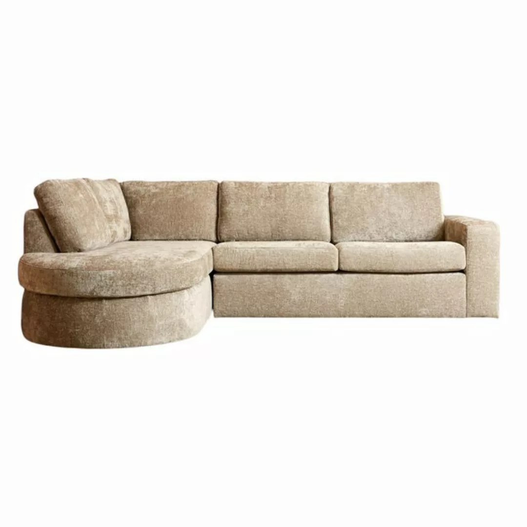 BENEDO MÖBEL Ecksofa Elma Sofa Divan Beige, Abnehmbare Kissen und Sitz zum günstig online kaufen