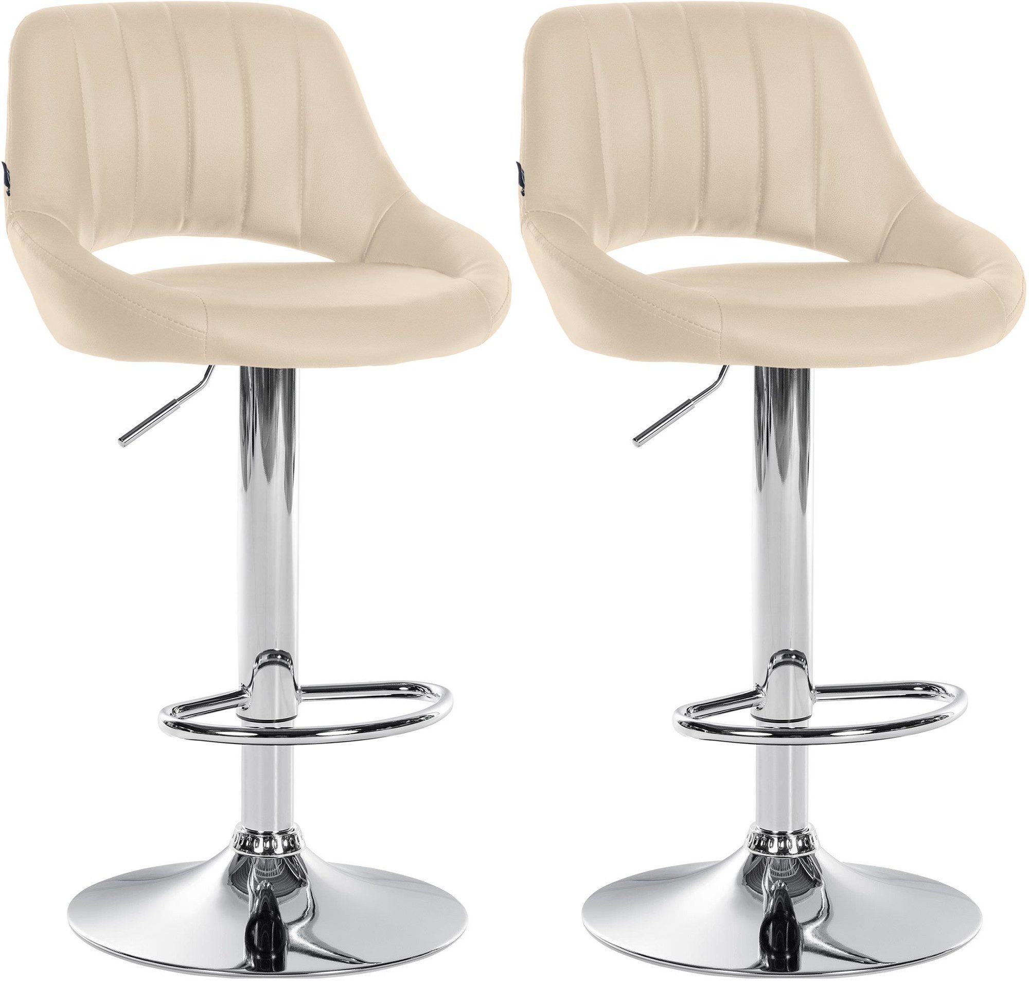 CLP Barhocker Milet Kunstleder (2er Set, günstig online kaufen