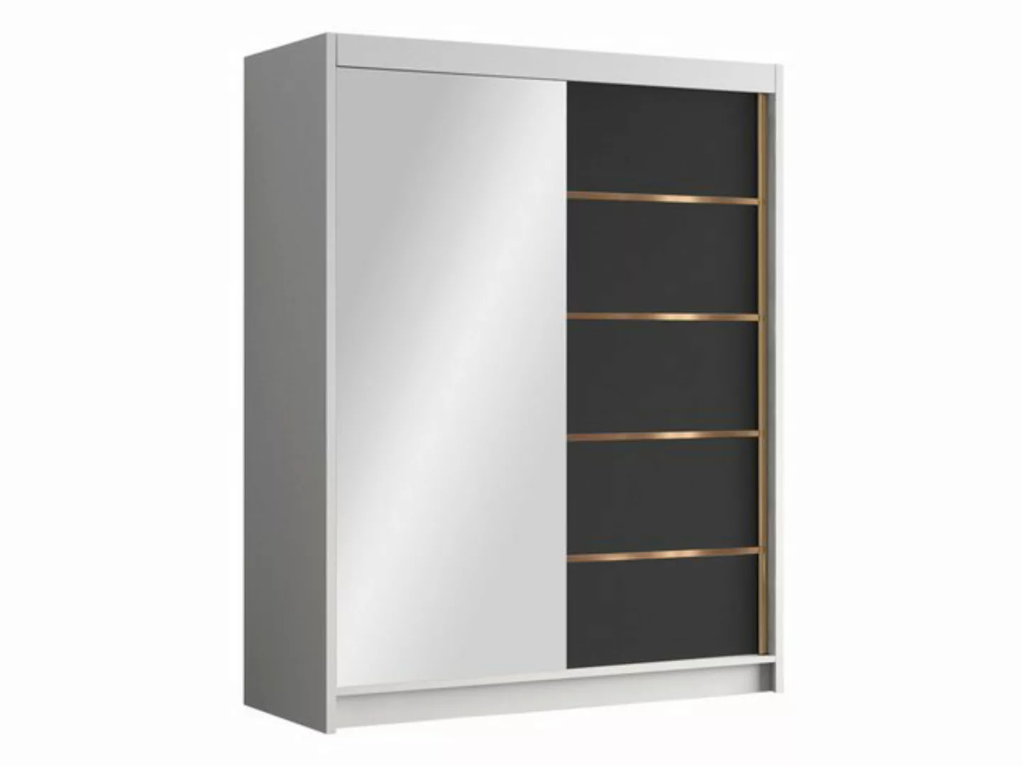 MIRJAN24 Kleiderschrank Flavio III (mit zwei Schwebetüren) 150x58x200 cm, F günstig online kaufen