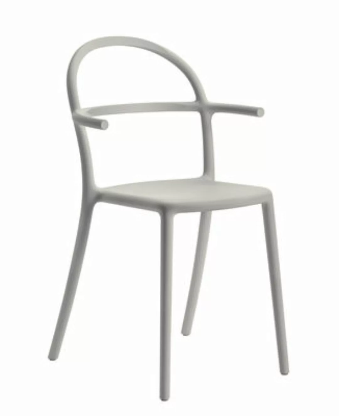 Stapelbarer Sessel Generic C plastikmaterial grau / Polypropylen - Kartell günstig online kaufen