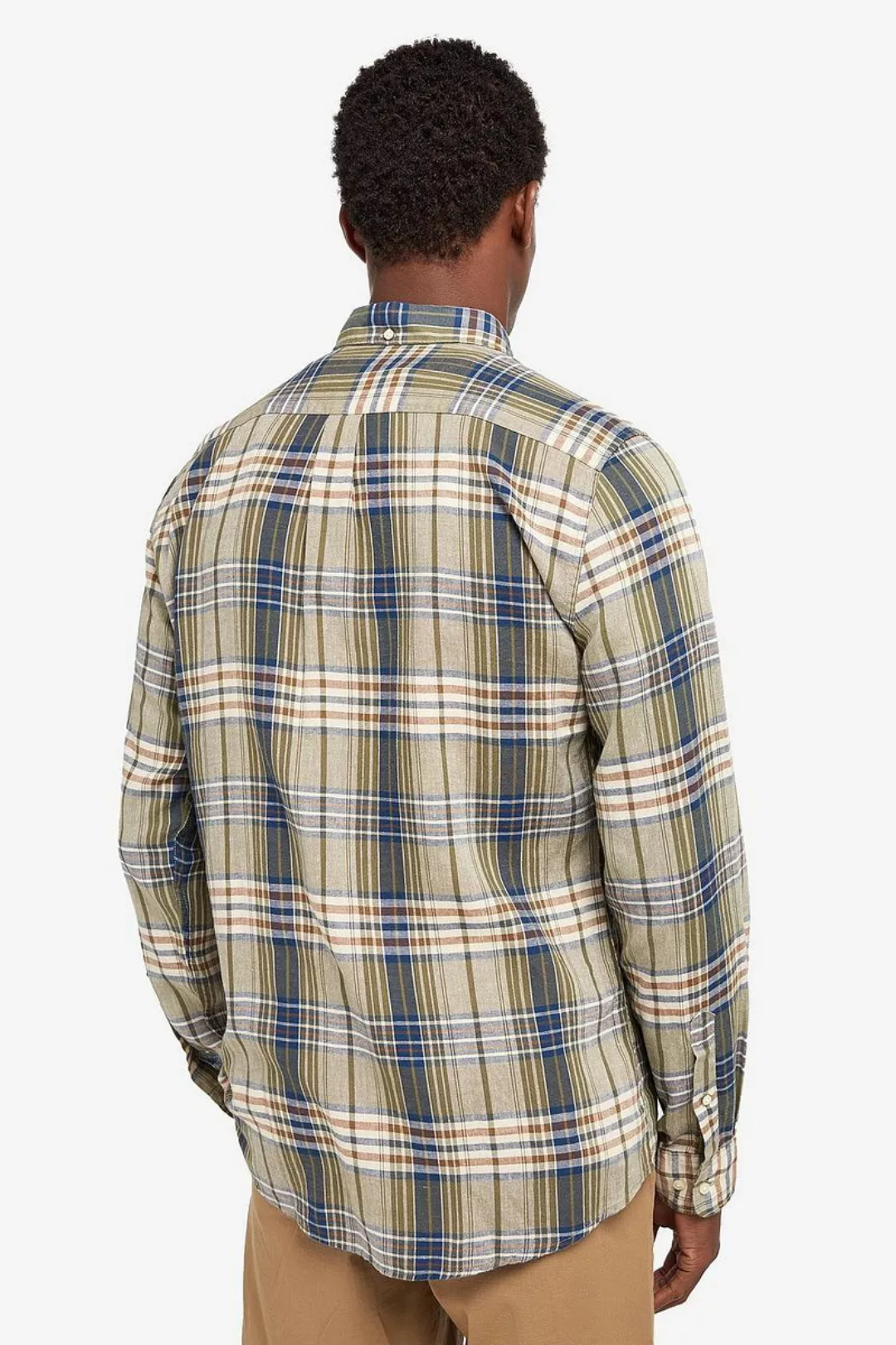 Barbour Laneskin Hemd Kariert Grün - Größe M günstig online kaufen