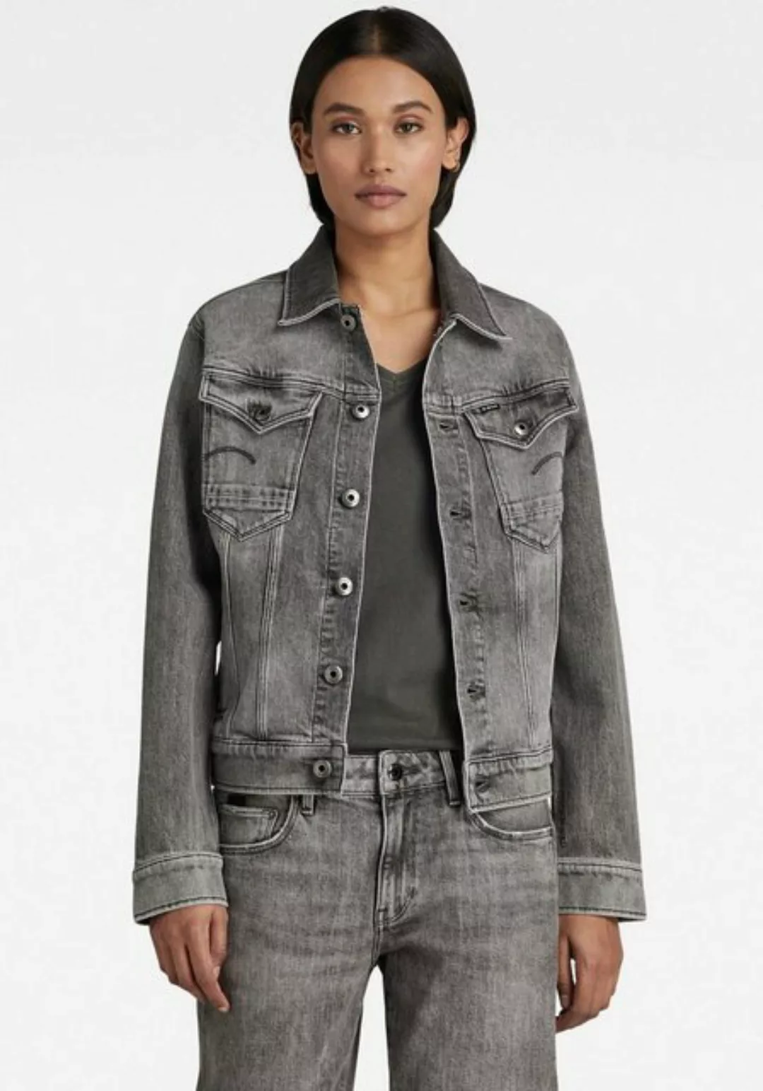 G-Star RAW Jeansjacke Arc 3D jacket mit aufgesetzten Pattentaschen mit Ösen günstig online kaufen