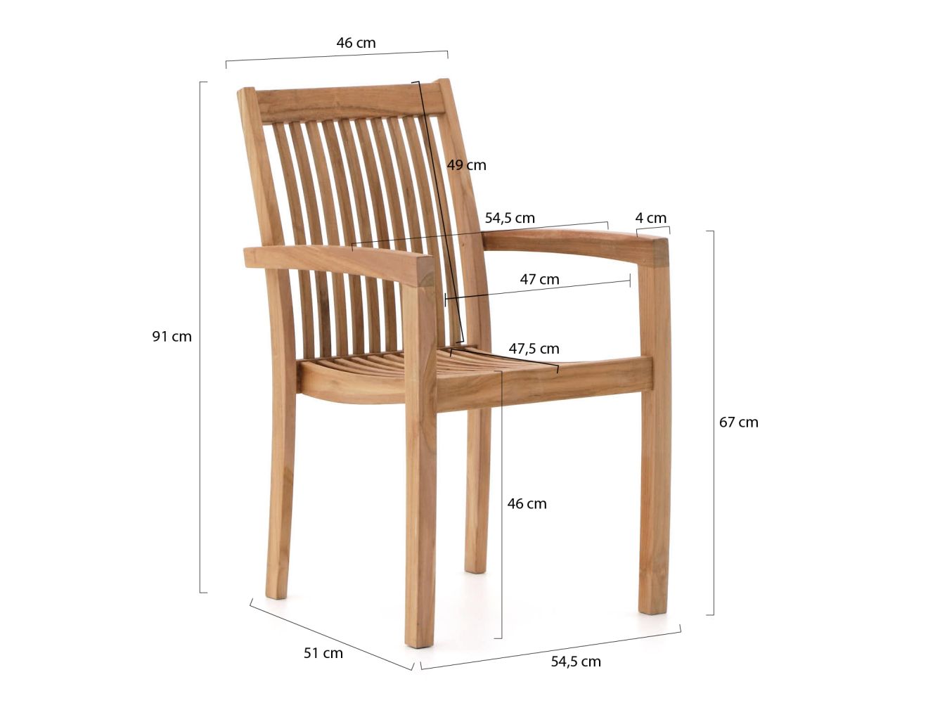 Sunyard Jakarta/Liverpool 210 cm Gartenmöbel-Set 7-teilig stapelbar günstig online kaufen