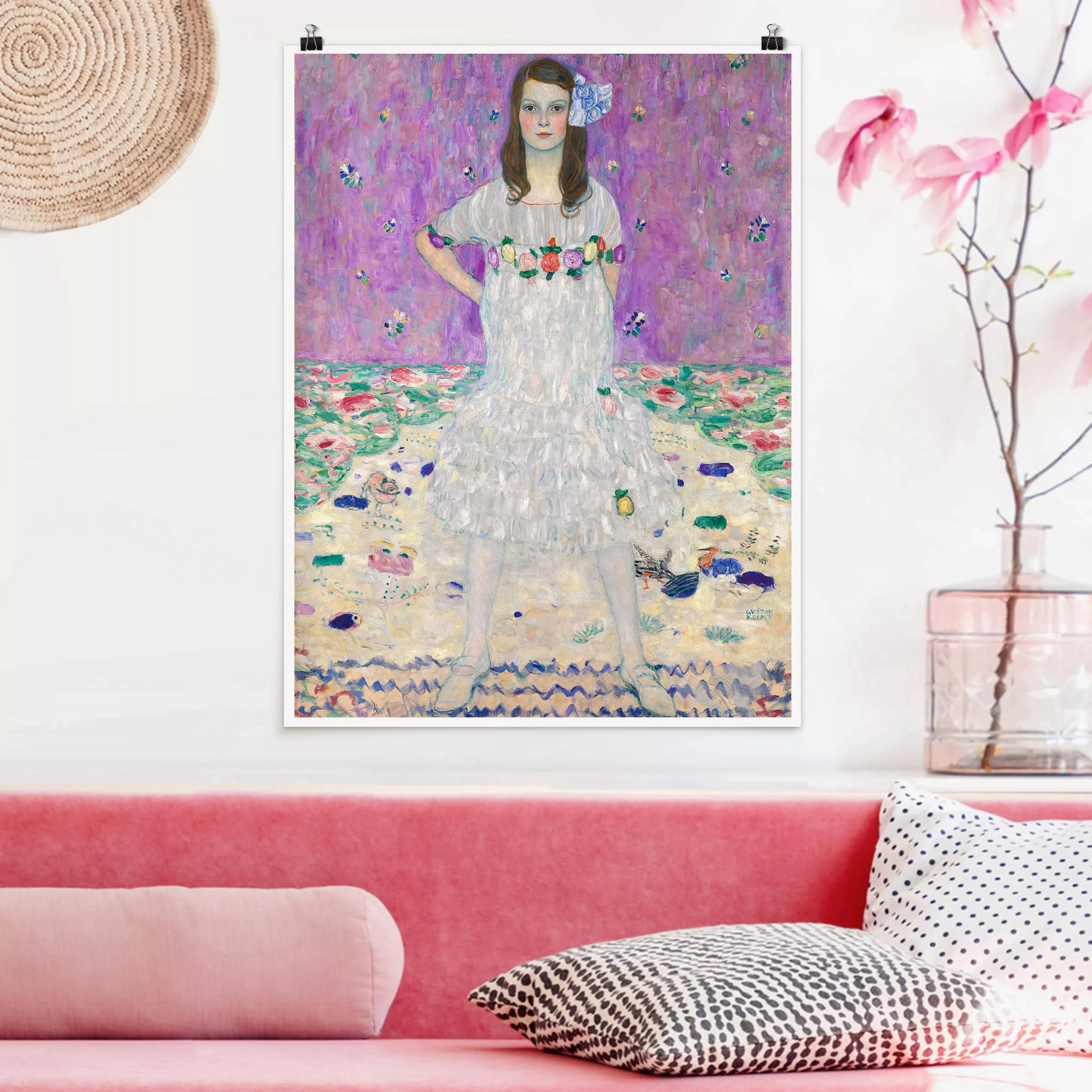 Poster Kunstdruck - Hochformat Gustav Klimt - Mäda Primavesi günstig online kaufen