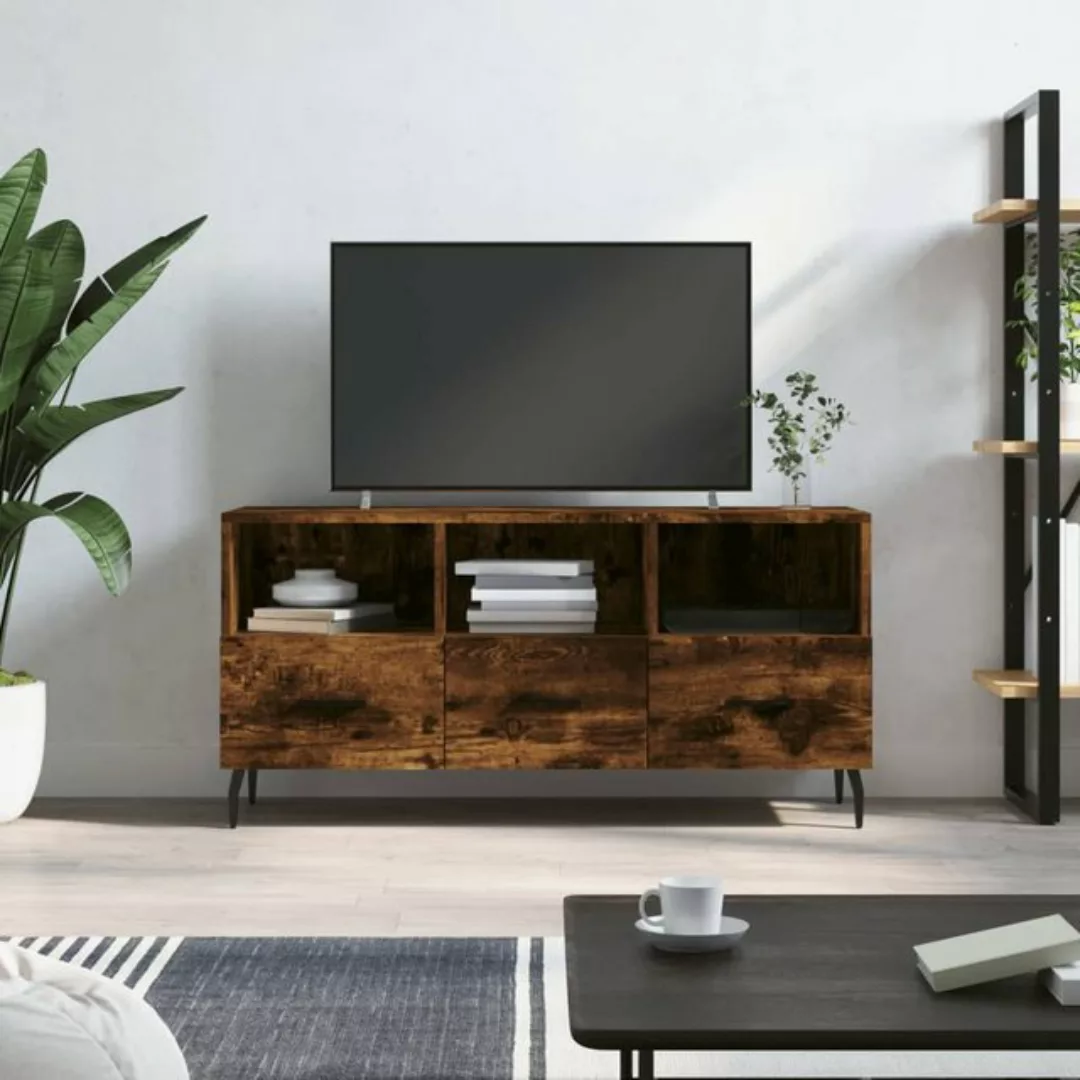 vidaXL TV-Schrank TV-Schrank Räuchereiche 102x36x50 cm Spanplatte günstig online kaufen