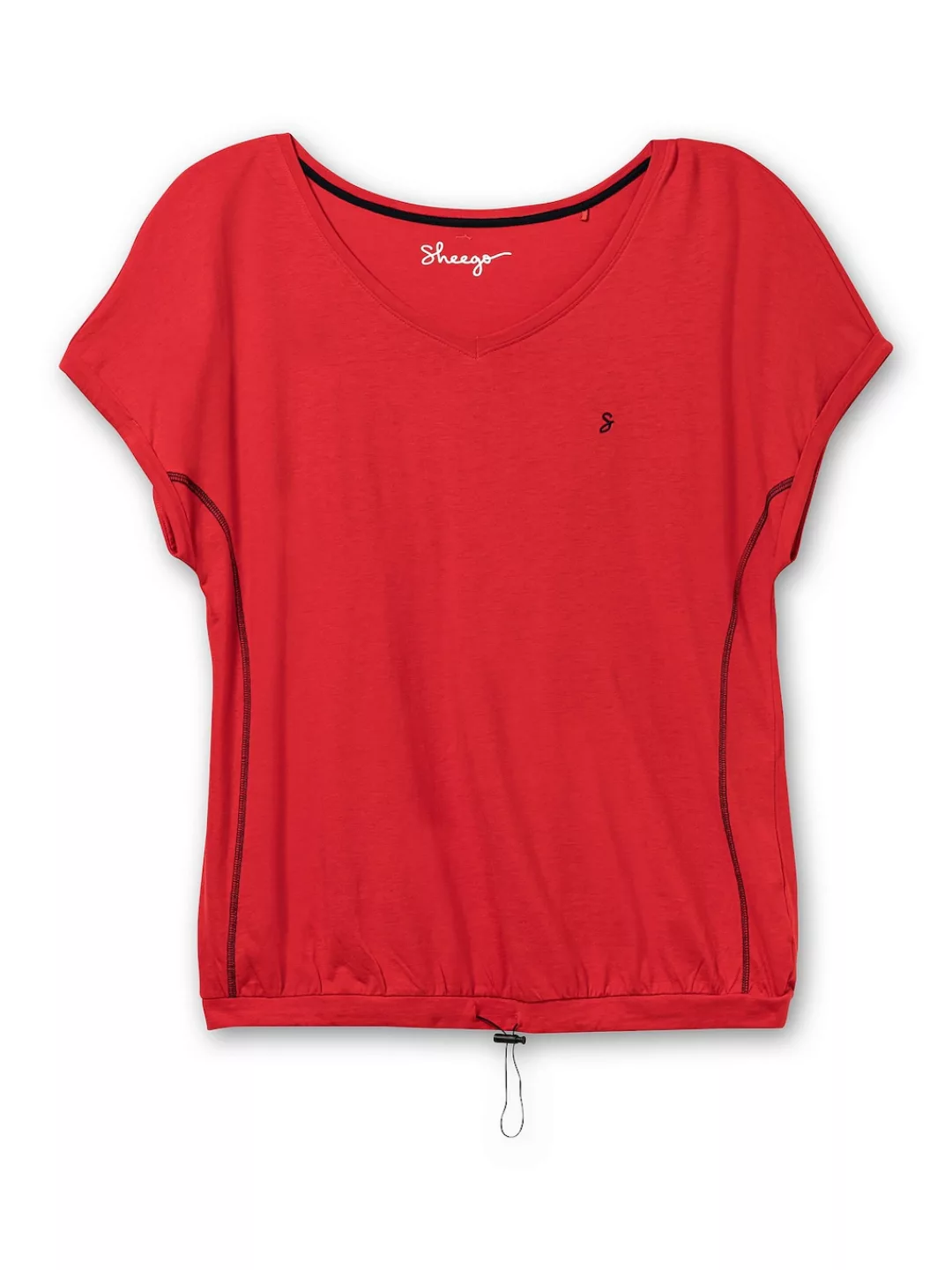 Sheego T-Shirt "Große Größen", mit elastischem Saumbund günstig online kaufen