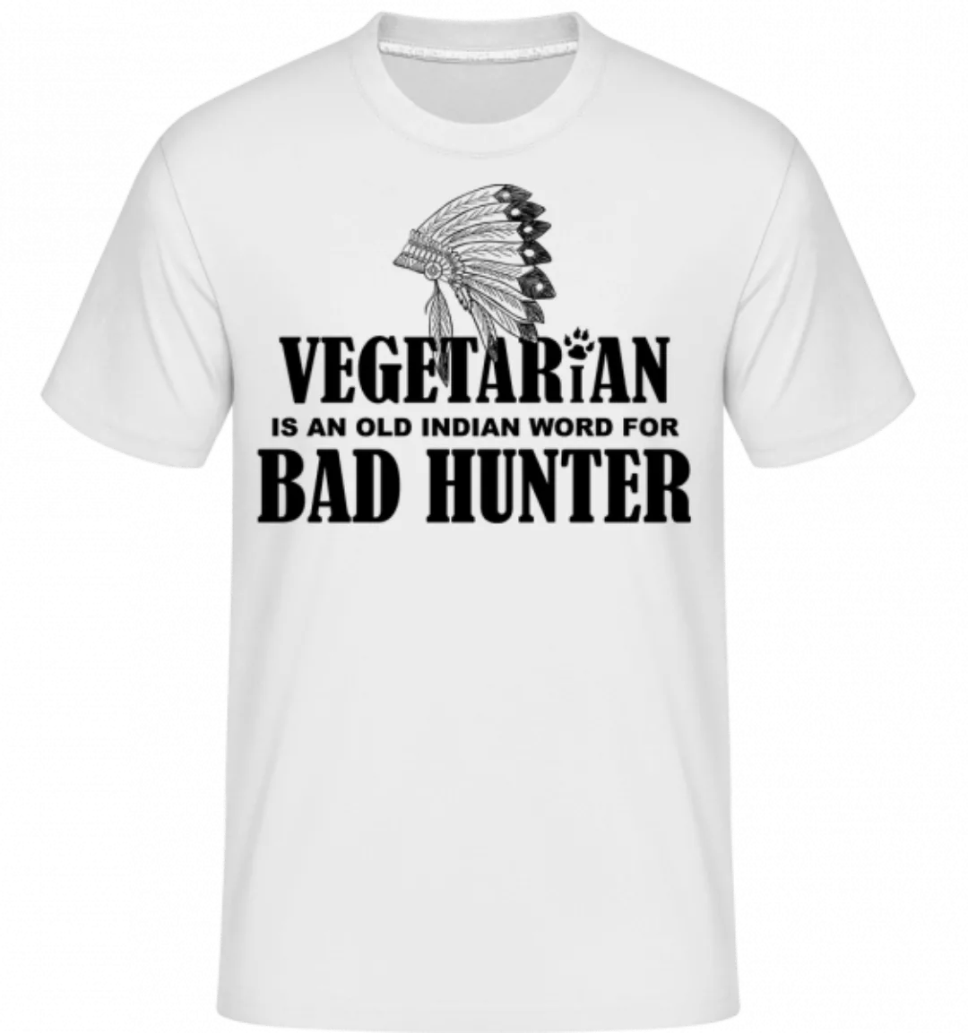 Vegetarian Bad Hunter · Shirtinator Männer T-Shirt günstig online kaufen