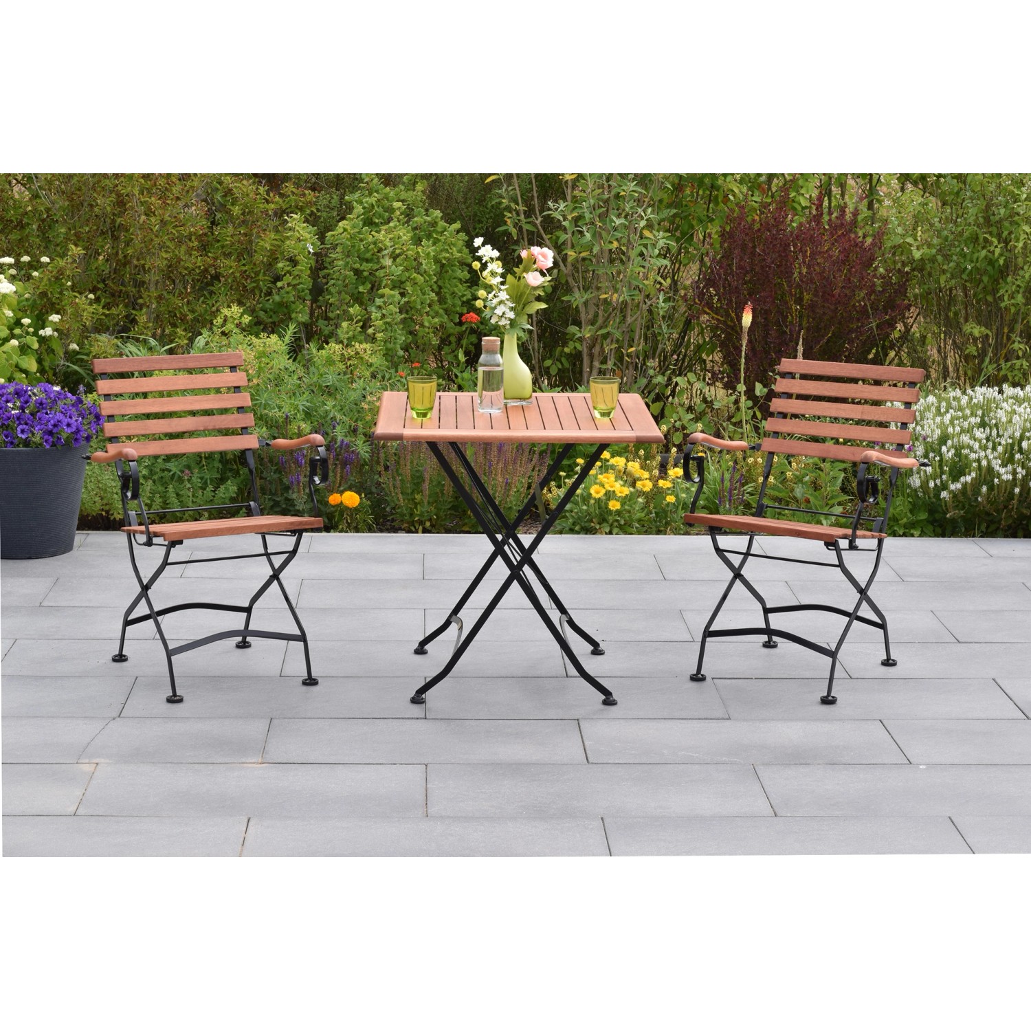 MERXX Garten-Essgruppe ""Schlossgarten"", (Set, 3 tlg., Geöltes Eukalyptush günstig online kaufen