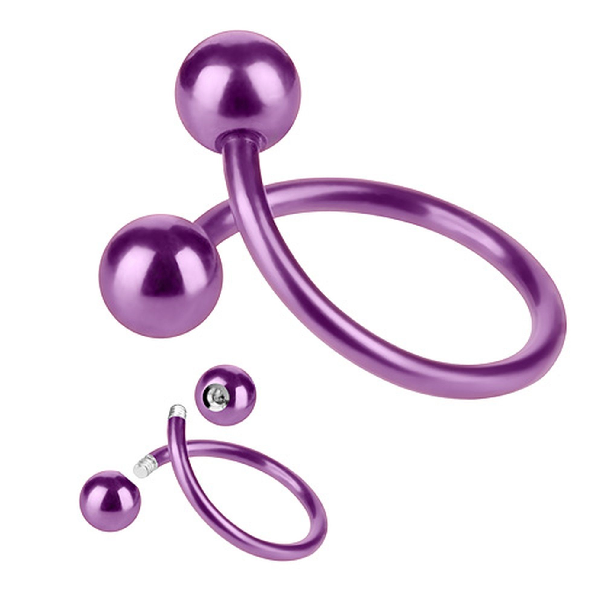 Taffstyle Piercing-Set Piercing Edelstahl Spirale mit günstig online kaufen