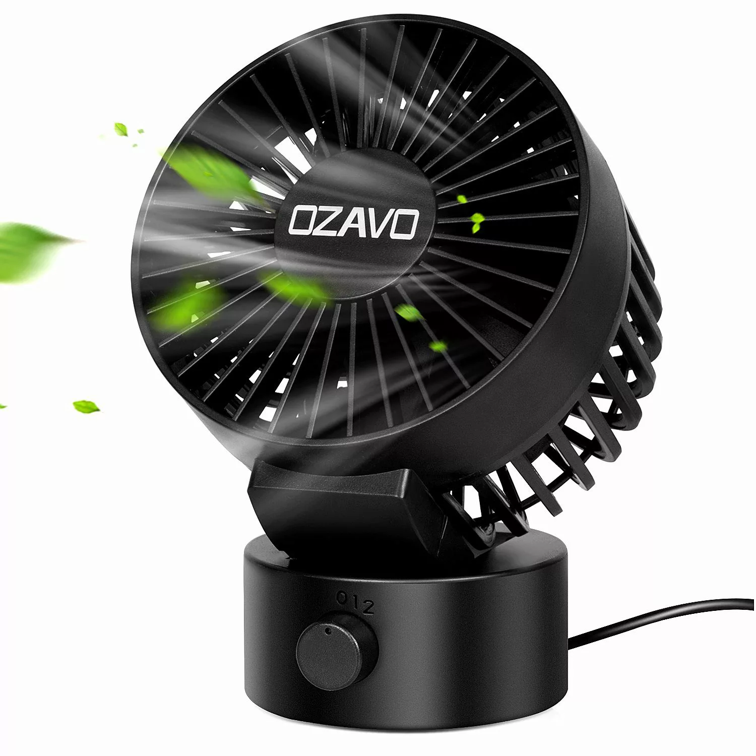 OZAVO Mini USB-Ventilator EH002 Tischventilator, 2 günstig online kaufen