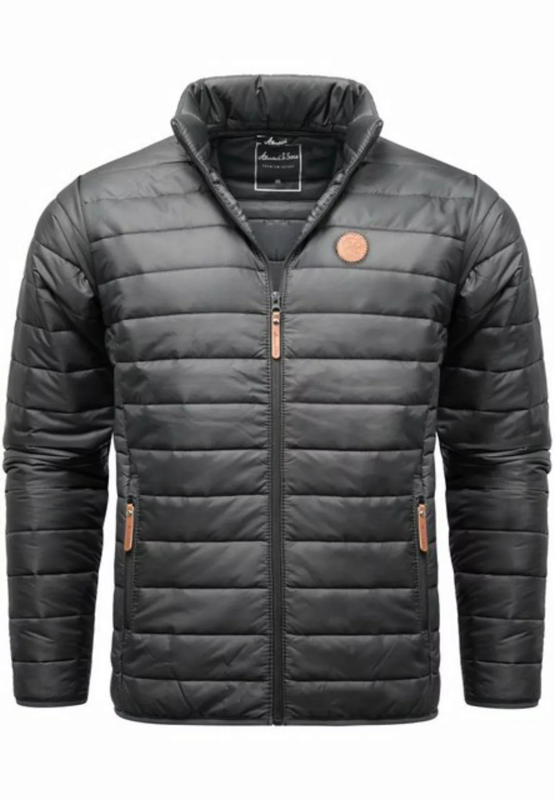 Amaci&Sons Steppjacke Pomona Steppjacke Herren Outdoor Basic Patch Jacke günstig online kaufen