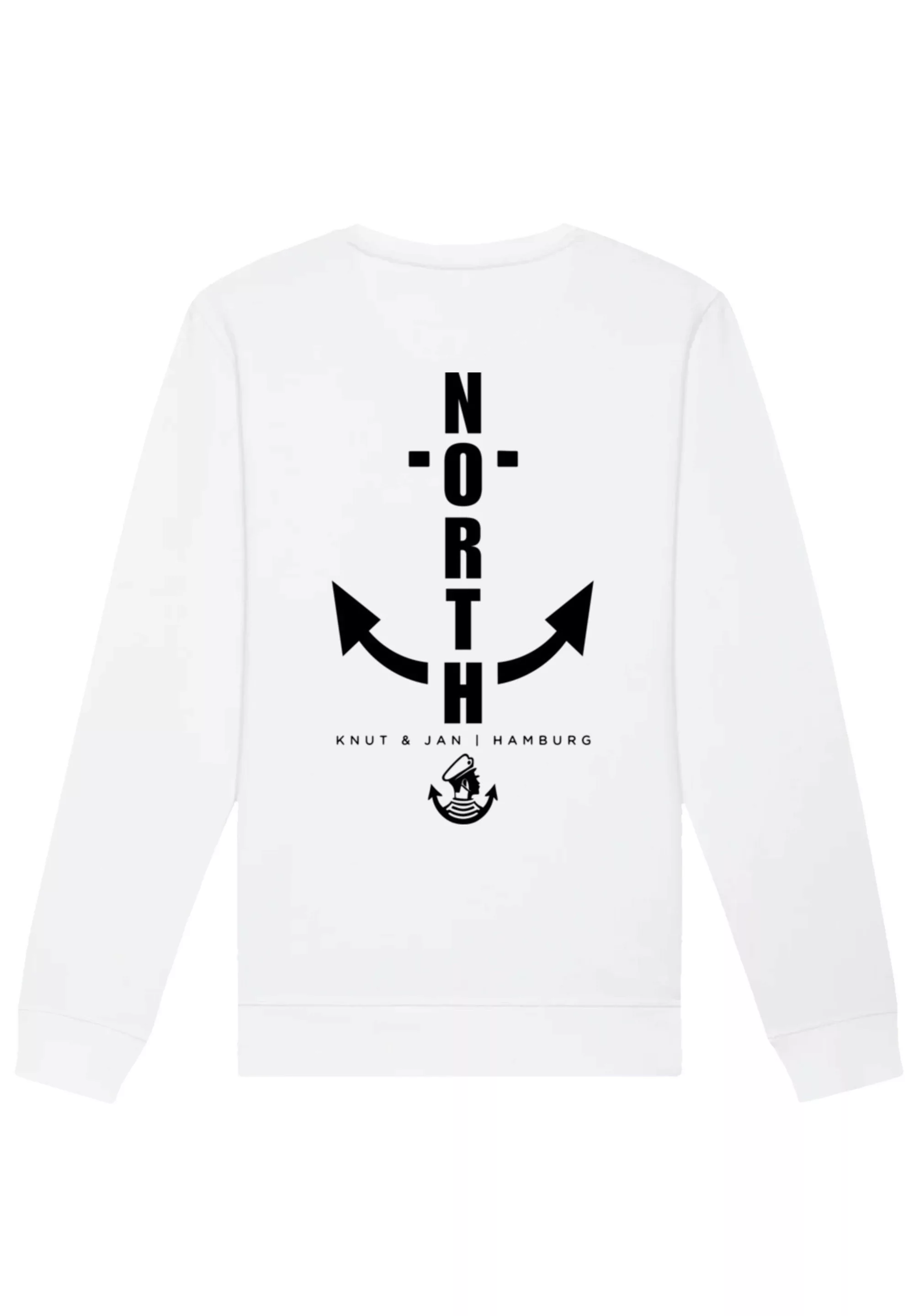 F4NT4STIC Sweatshirt "North Anchor Knut & Jan Hamburg", Print günstig online kaufen