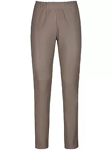 High Waist-Lederleggings Peter Hahn Eternal beige günstig online kaufen