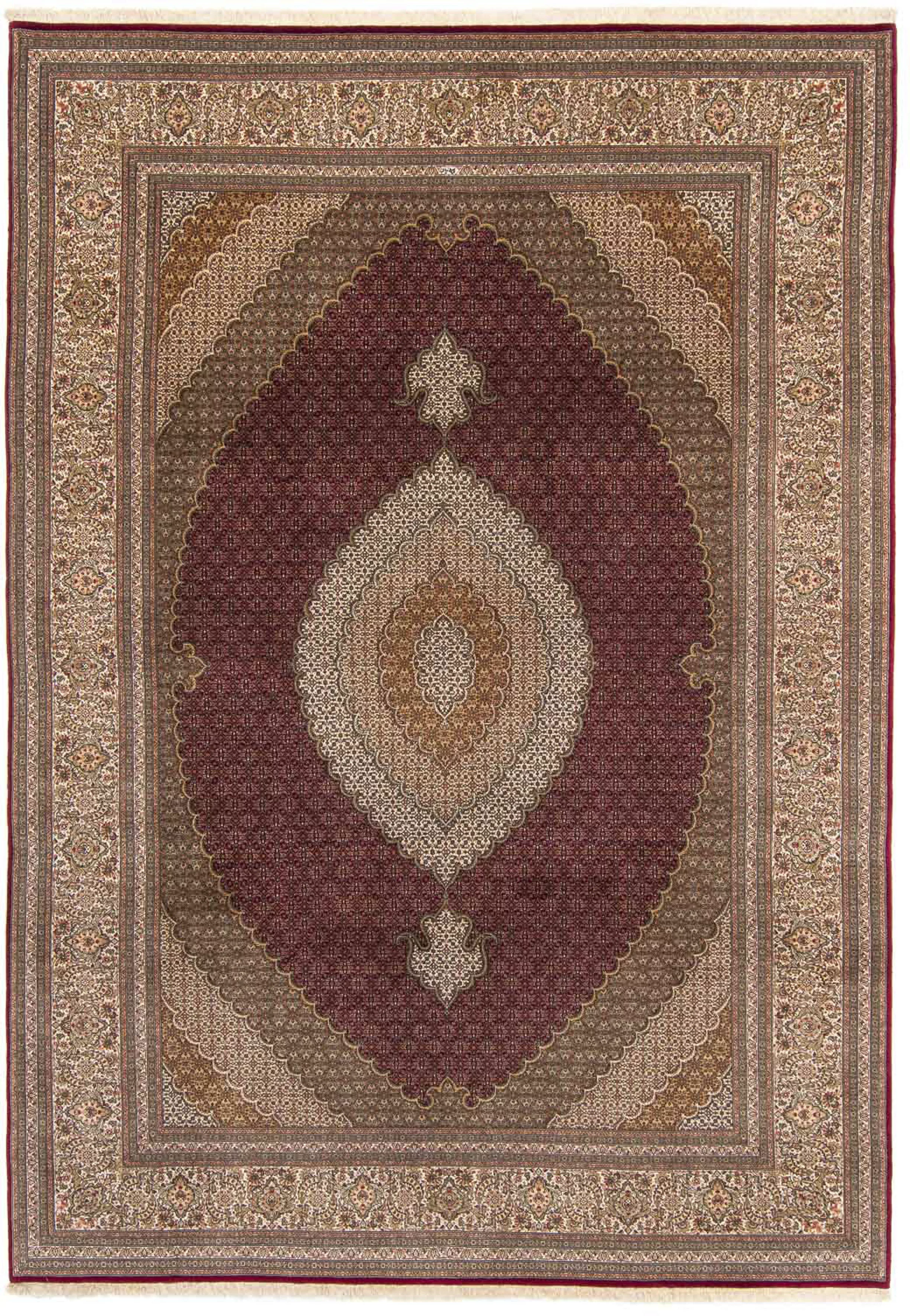 morgenland Orientteppich »Perser - Täbriz - 358 x 253 cm - dunkelrot«, rech günstig online kaufen