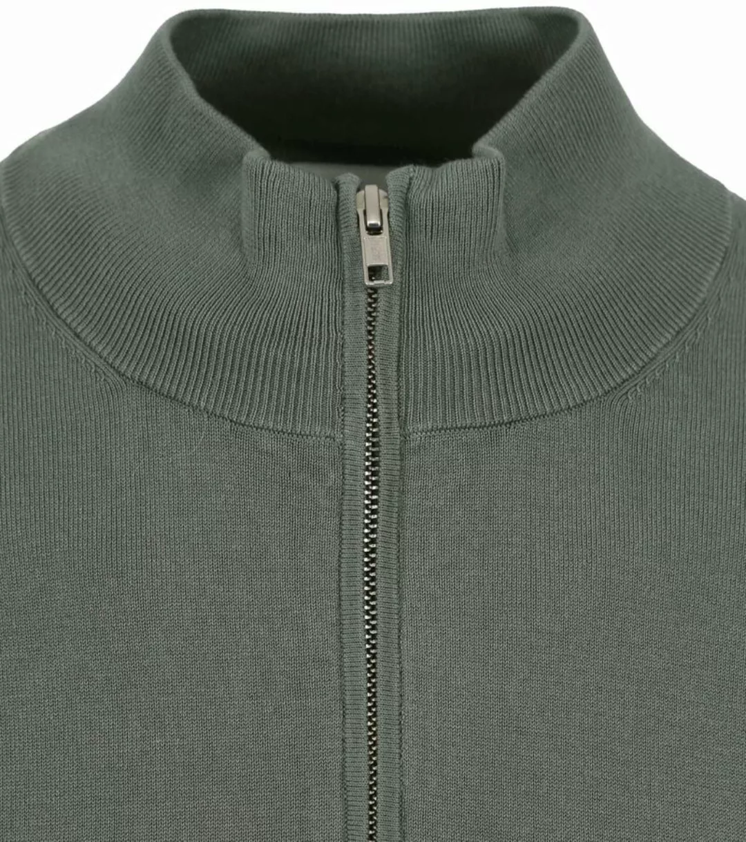 Profuomo Half Zip Pullover Luxury Grün - Größe XL günstig online kaufen