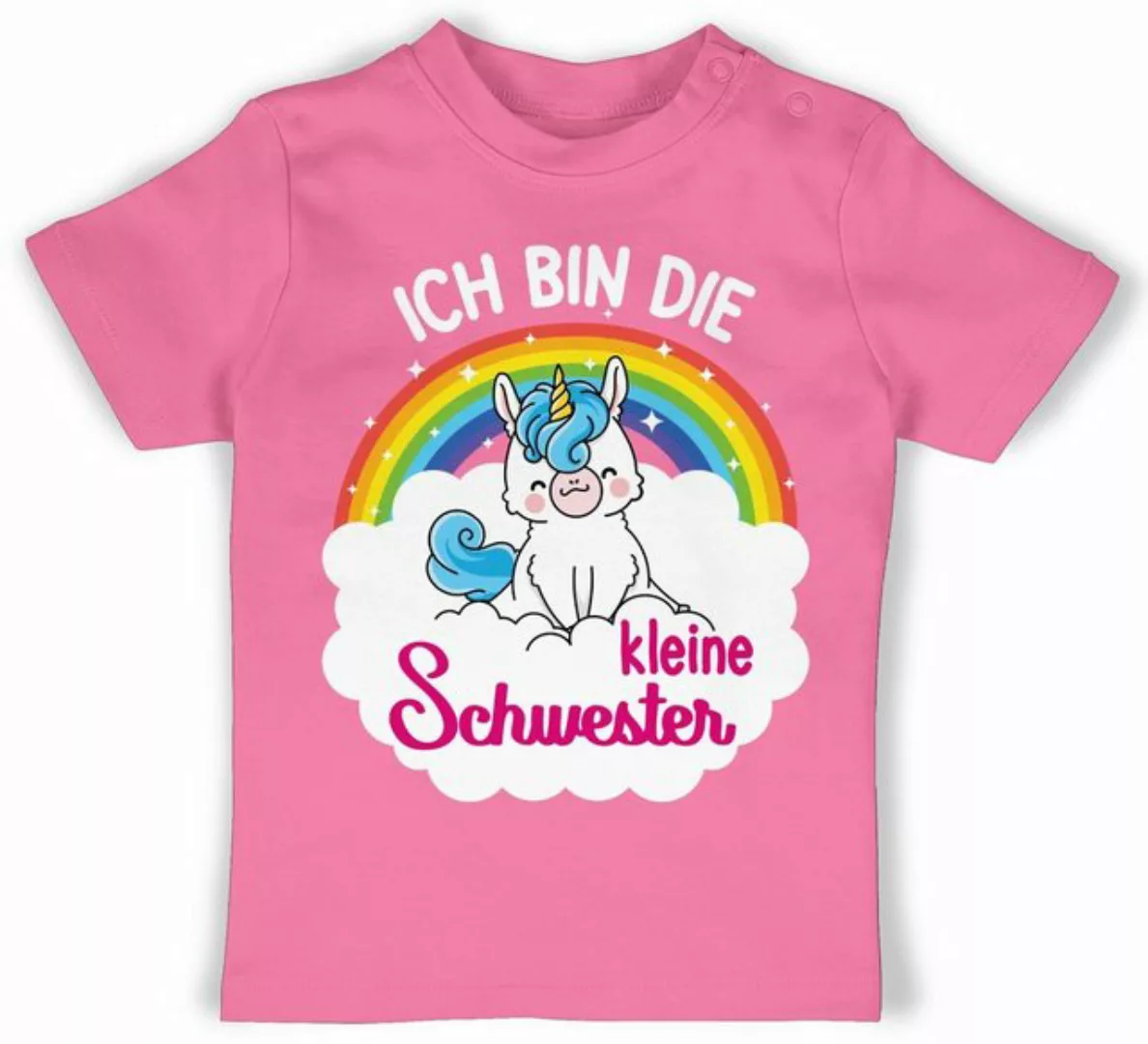 Shirtracer T-Shirt Ich bin die kleine Schwester - mit Einhorn Kleine Schwes günstig online kaufen