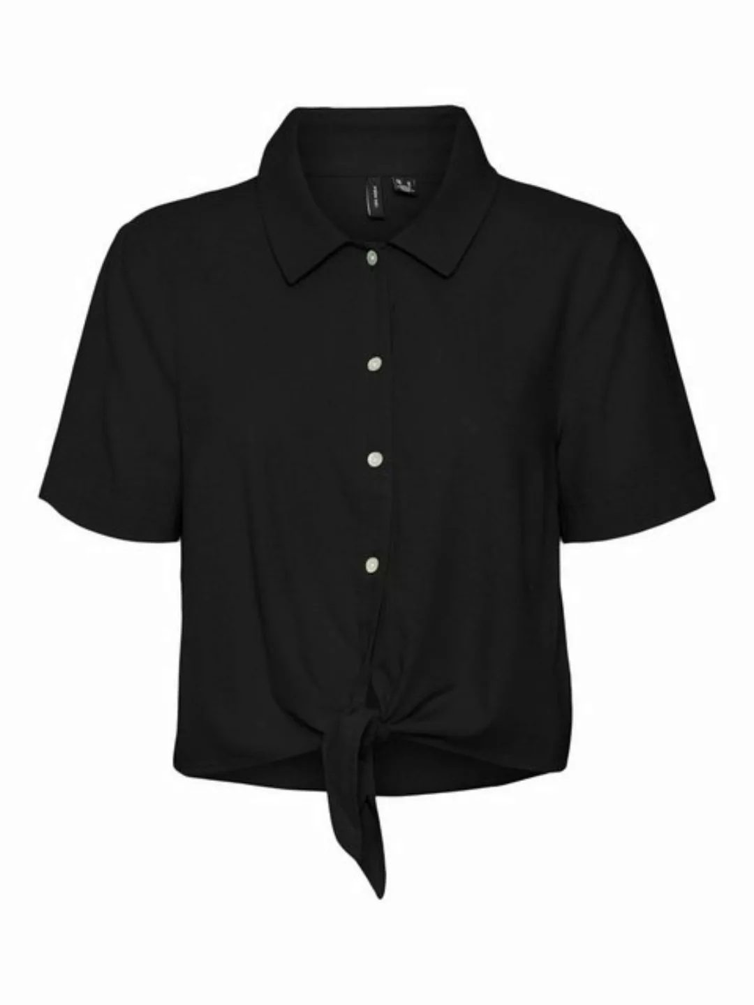 Vero Moda Kurzarmbluse MYMILO (1-tlg) Drapiert/gerafft günstig online kaufen