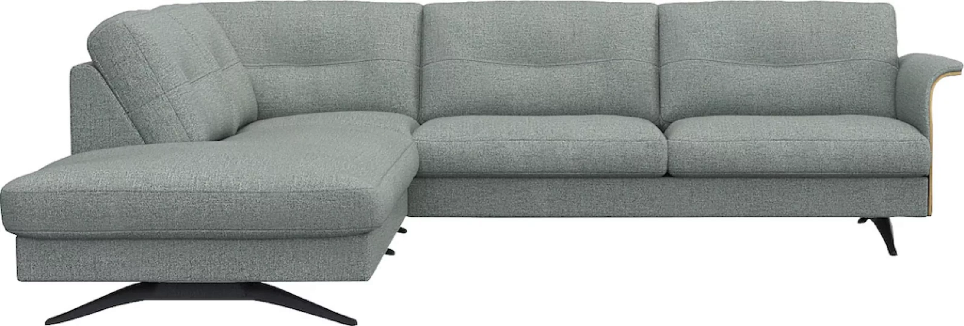 FLEXLUX Ecksofa "Glow bequem und komfortabel durch hochwertigen Sitzaufbau, günstig online kaufen