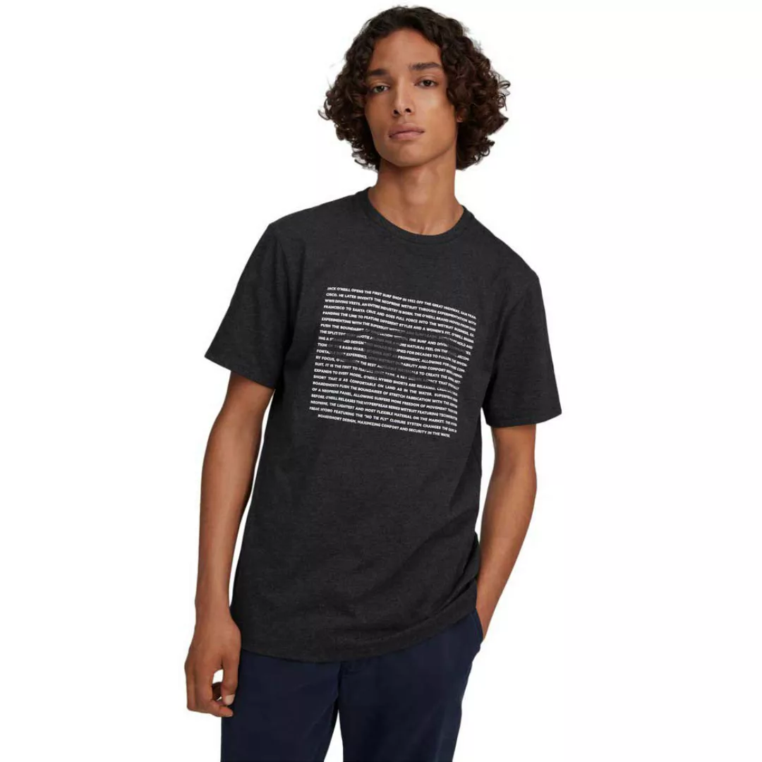 O´neill Graphic Wave Kurzärmeliges T-shirt L Blackout - A günstig online kaufen