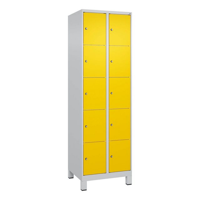 C+P Garderobenschrank Fächerschrank Classic Plus, 5 Fächer übereinander, Ab günstig online kaufen