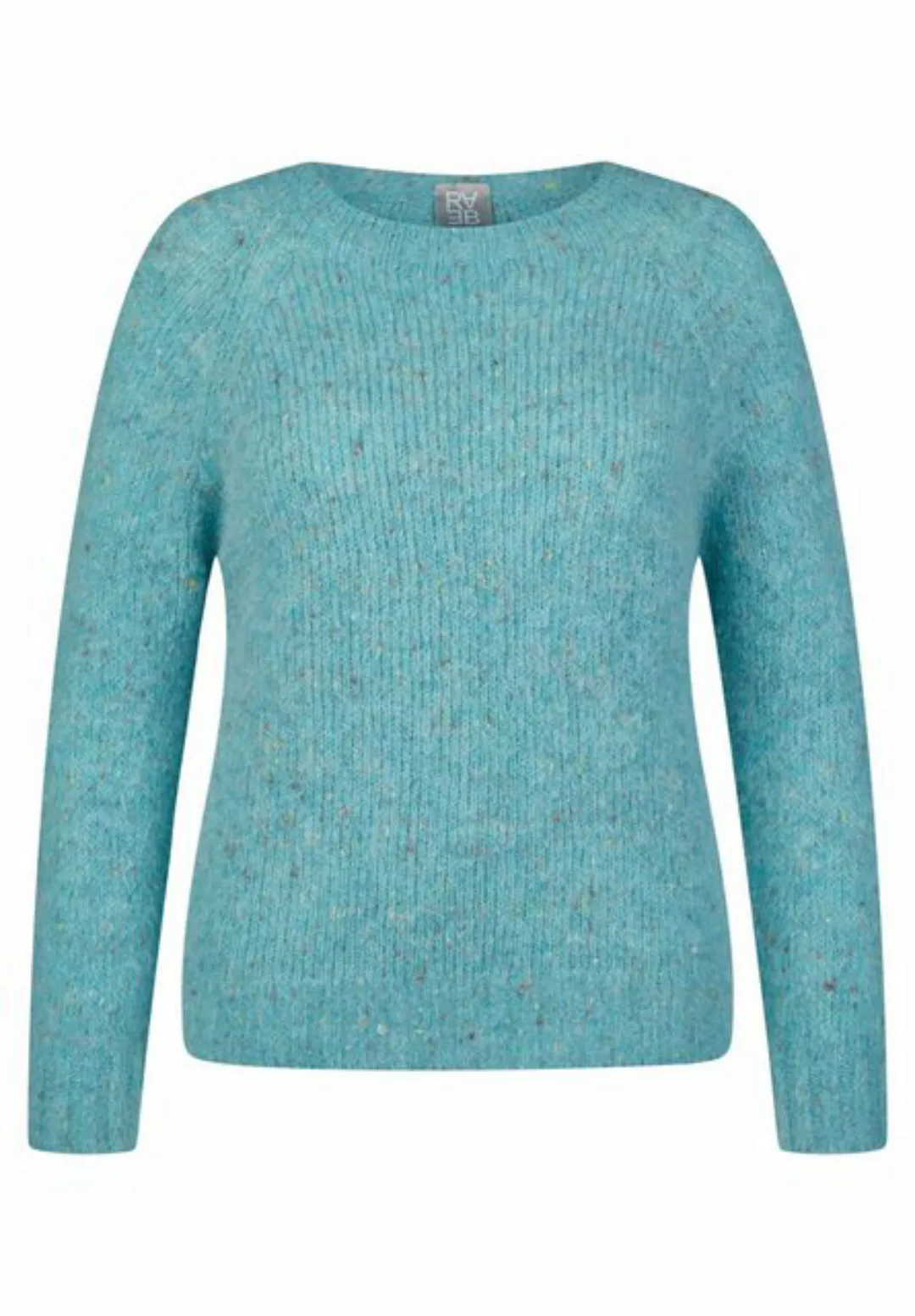 Rabe Strickpullover Rabe Gemütlicher Strickpullover in erfrischendem Blau günstig online kaufen