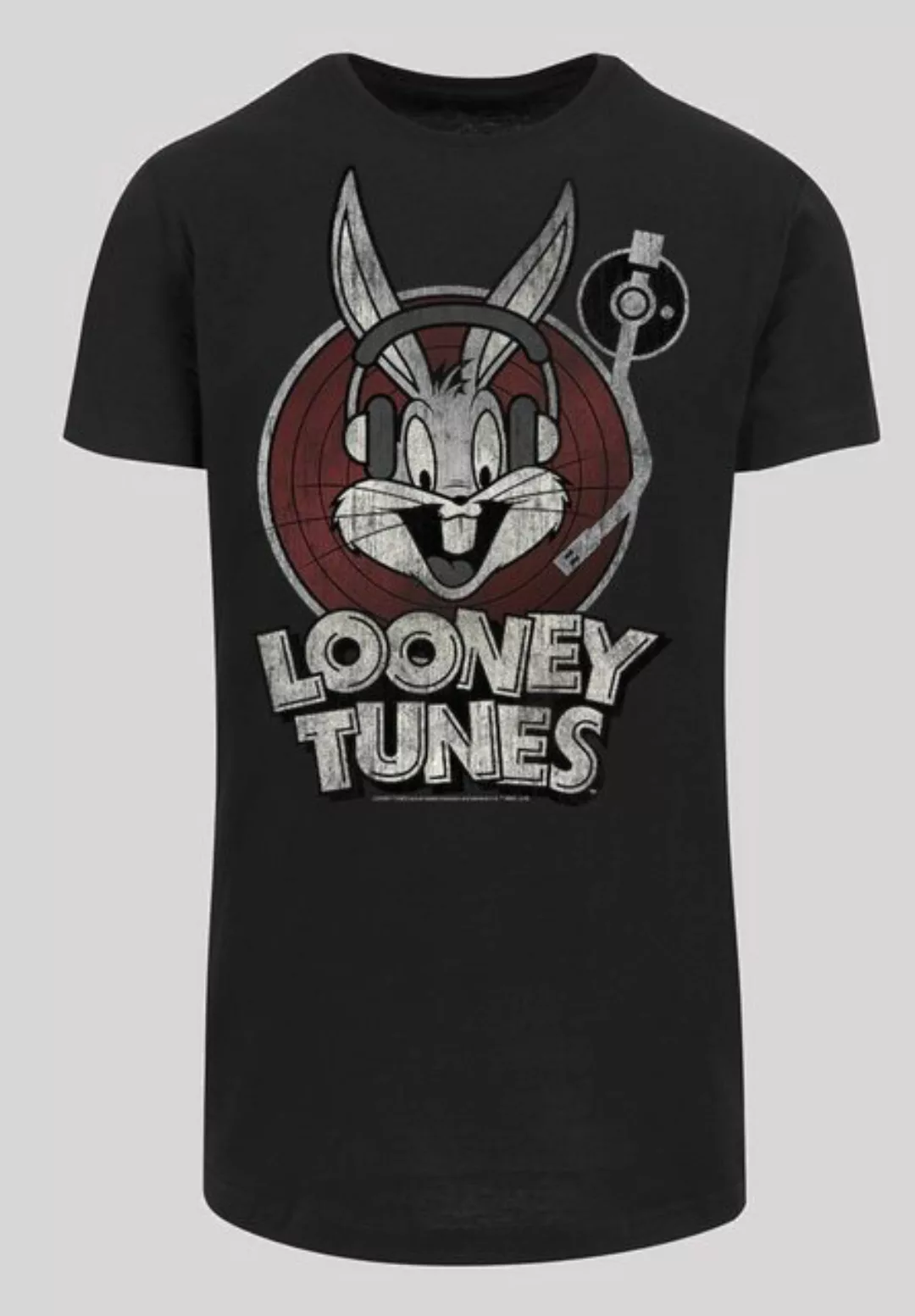 F4NT4STIC Kurzarmshirt F4NT4STIC Herren Looney Tunes Bugs Bunny with Shaped günstig online kaufen