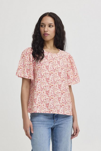 Ichi Kurzarmbluse IXHARPER Modische Bluse mit Muster günstig online kaufen