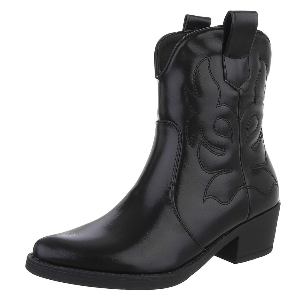 Ital-Design Modische Cowboy-Stiefel mit Verzierungen für günstig online kaufen