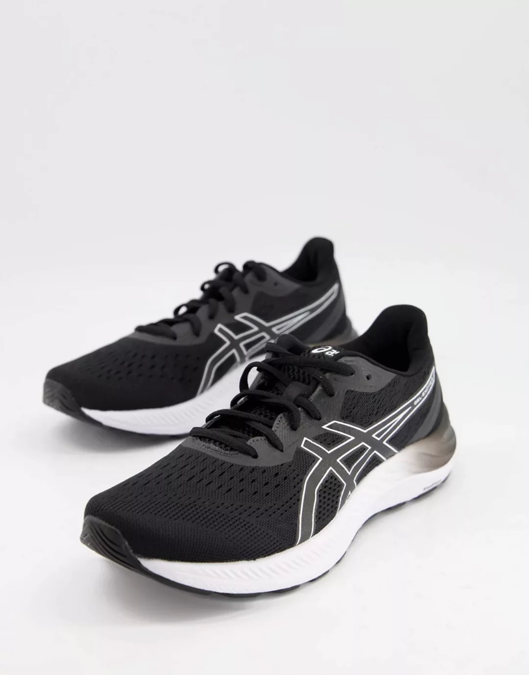 Asics – Gel-Excite 8 – Lauf-Sneaker in Schwarz und Weiß günstig online kaufen