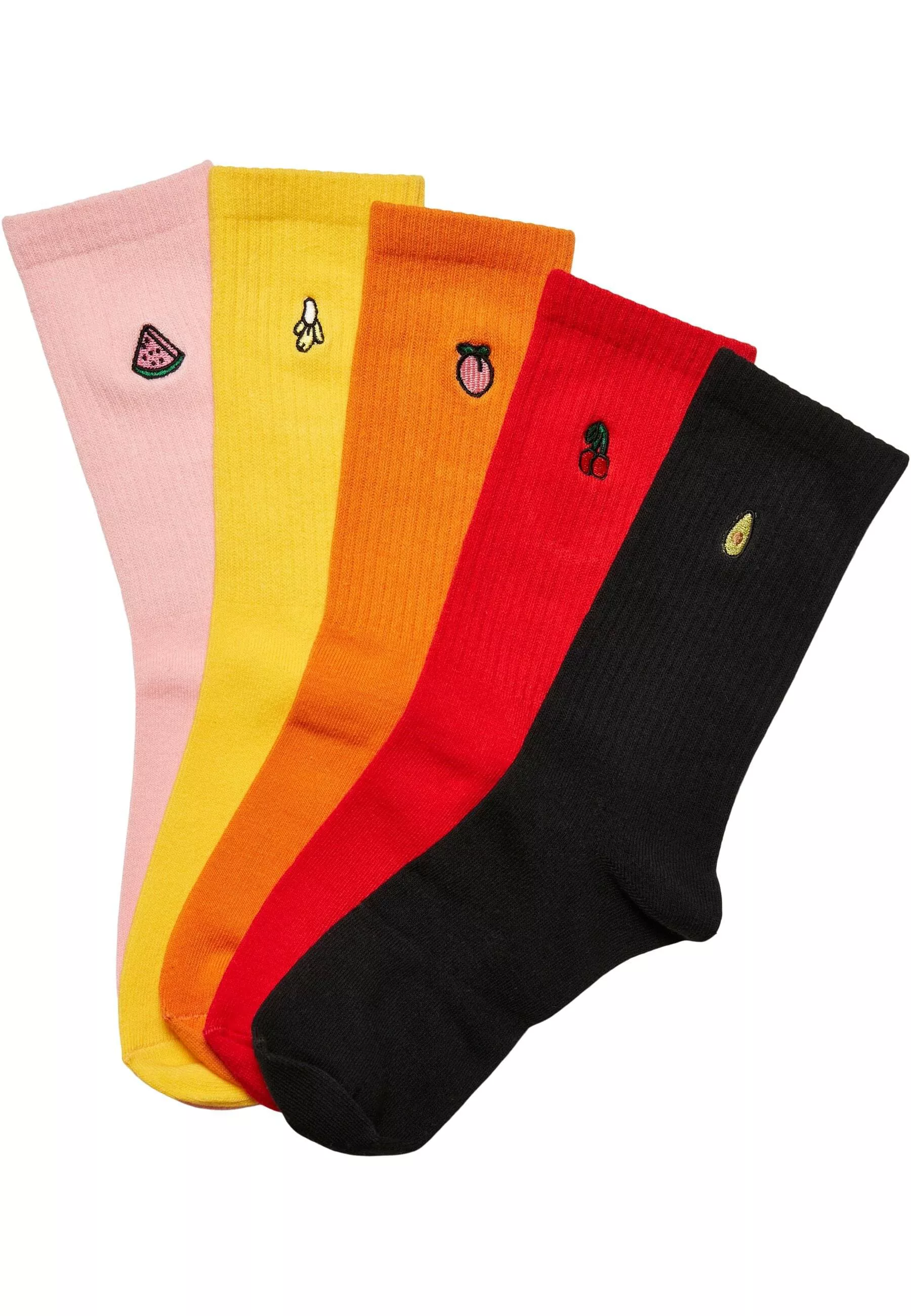 URBAN CLASSICS Basicsocken "Urban Classics Unisex Fruit Embroidery Socks 5- günstig online kaufen