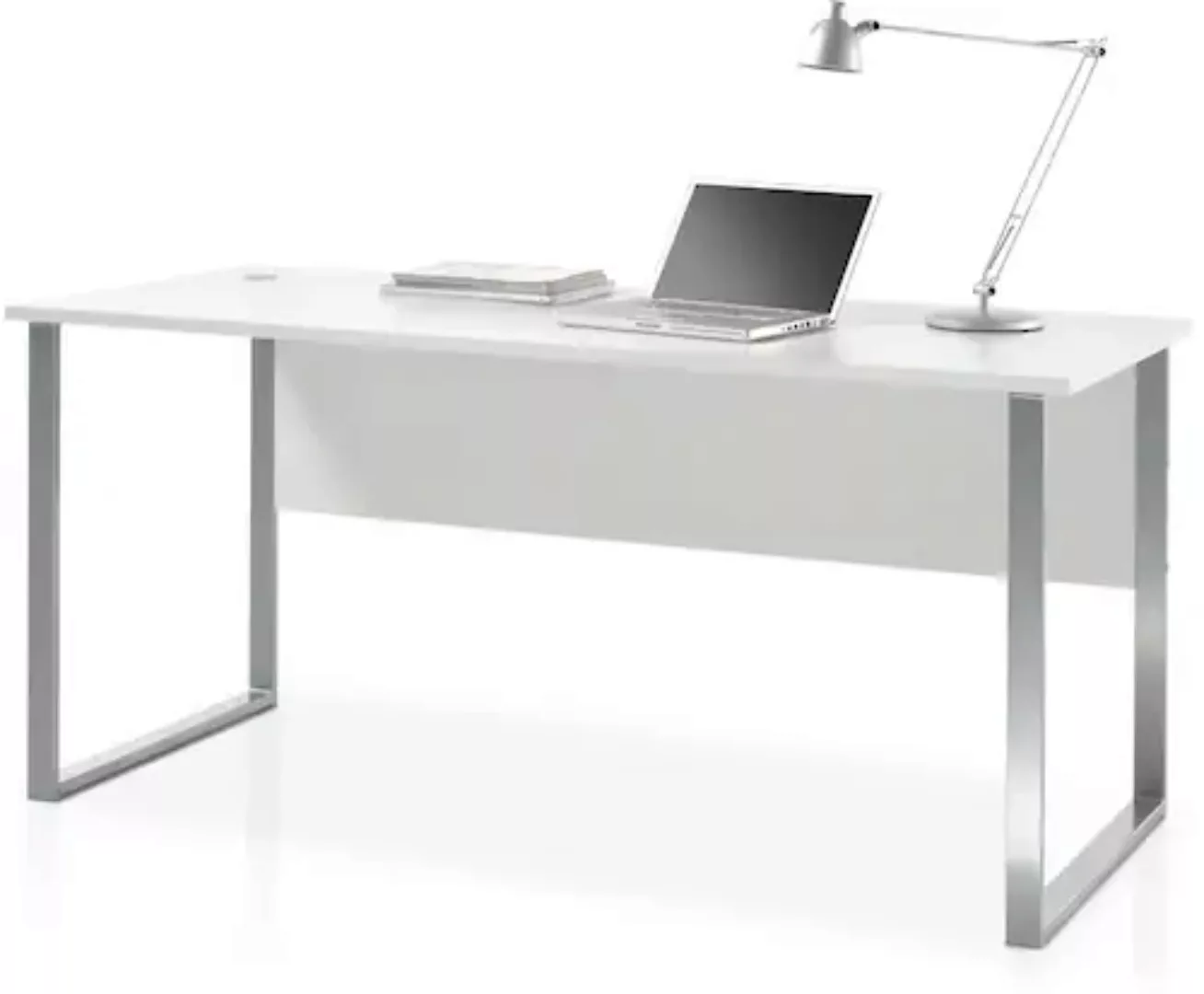 BEGA OFFICE Schreibtisch "Office Lux", Home Office Desk mit U-Gestell & Kab günstig online kaufen